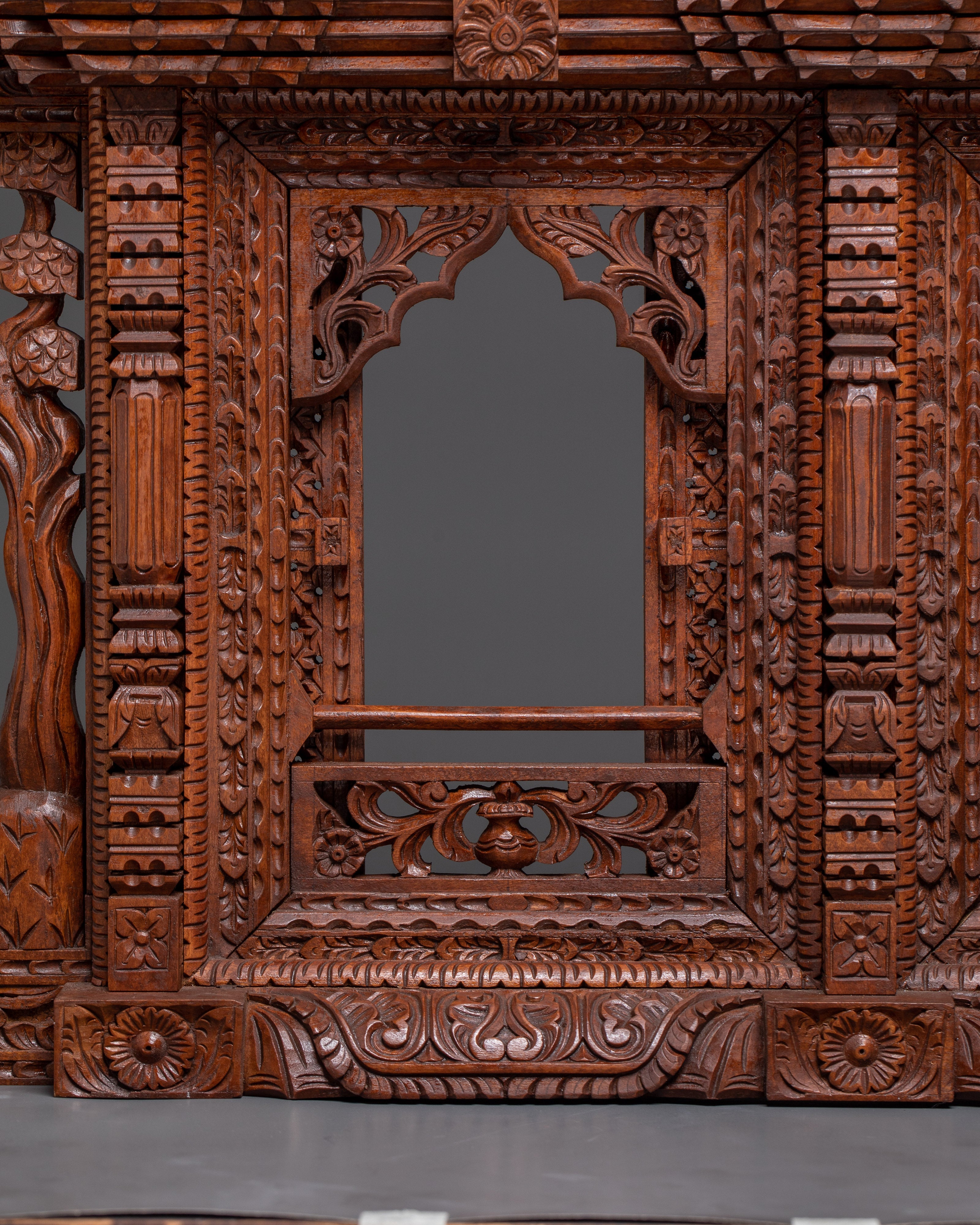 Handcrafted Wooden Sculpture Art | Detailed Carved Woodwork for Your Home