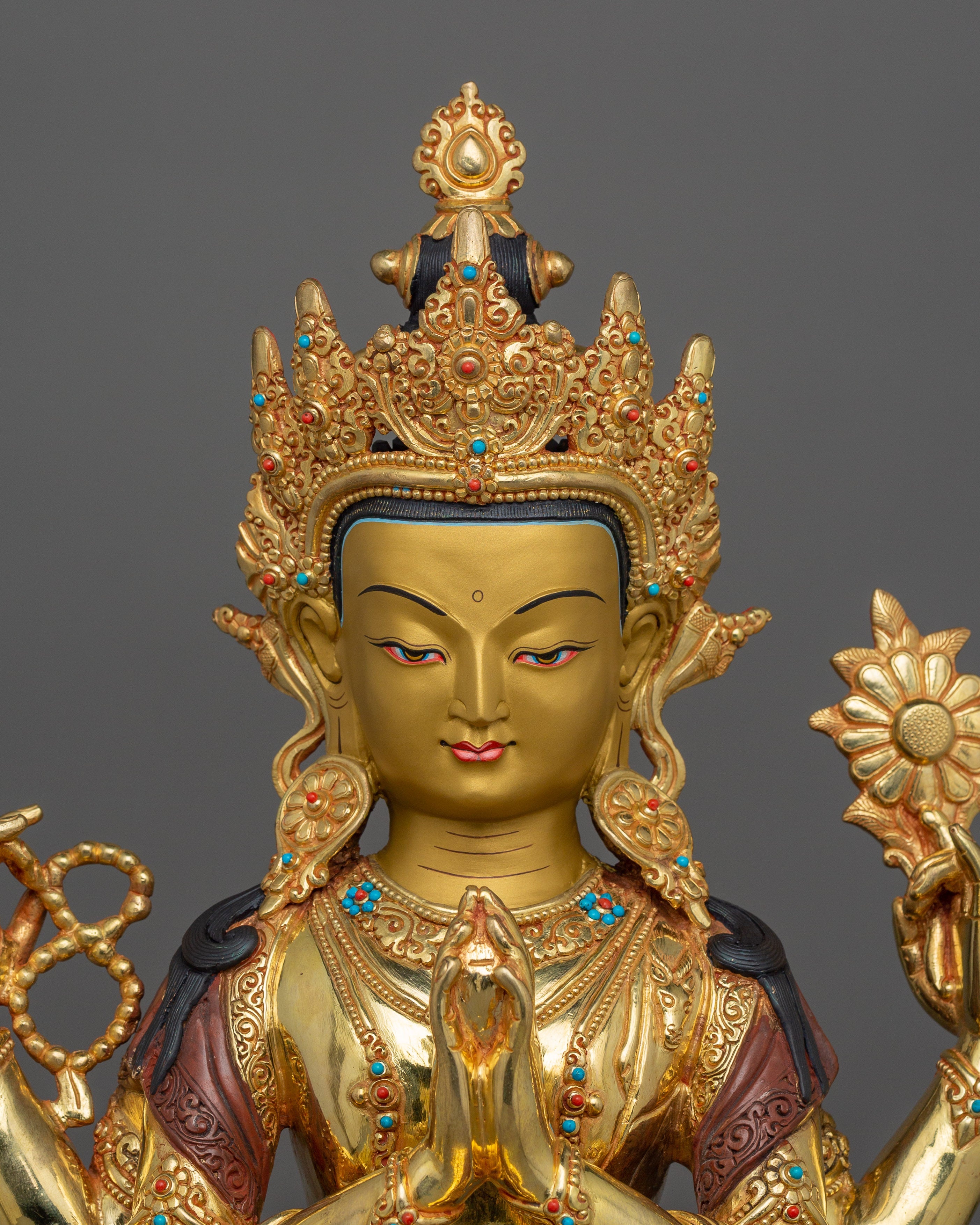 Divine Sculpture of Chenrezig | The Bodhisattva of Compassion