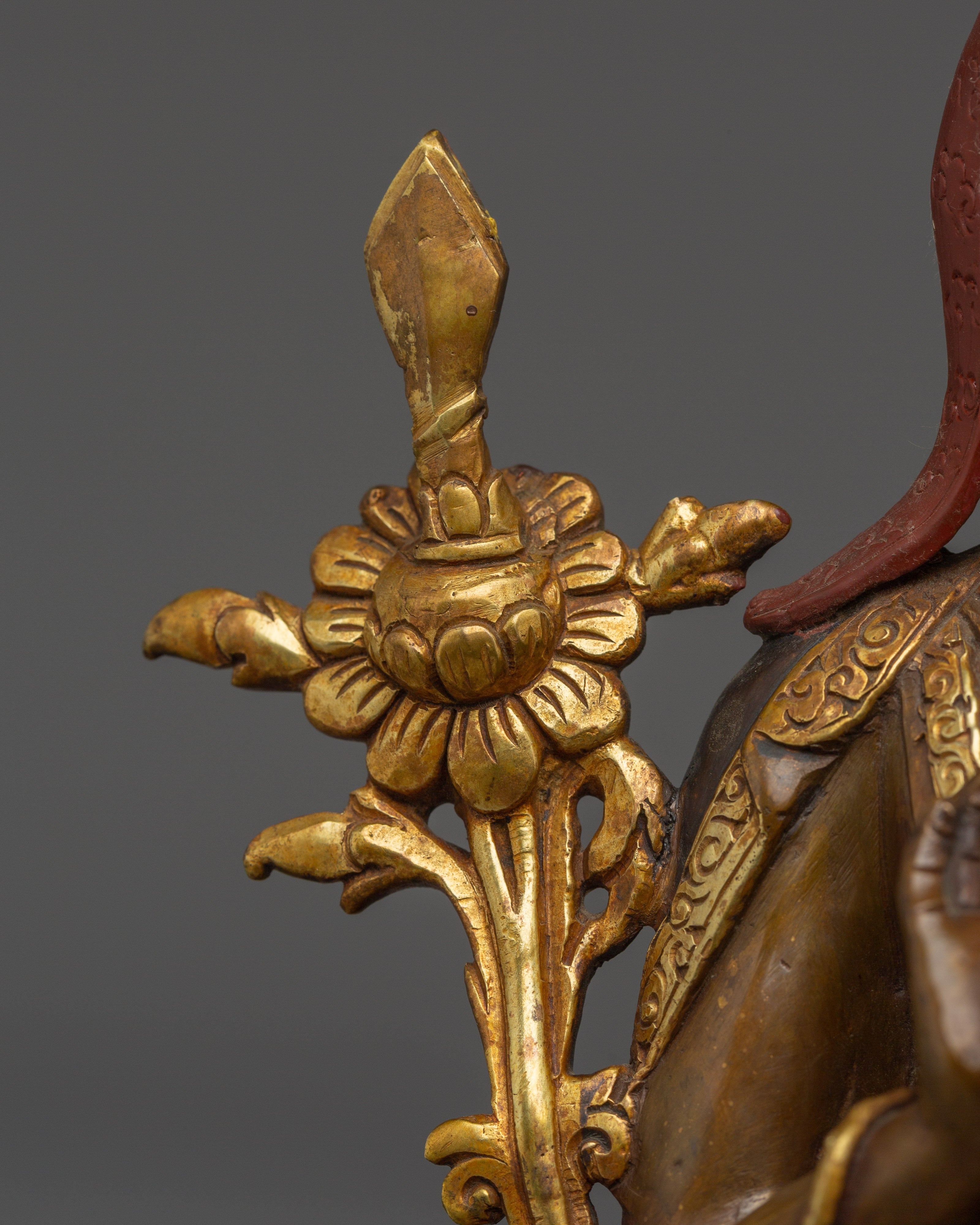 Handcrafted Tsongkhapa Statue | Tibetan Buddhist Sculpture for Meditation