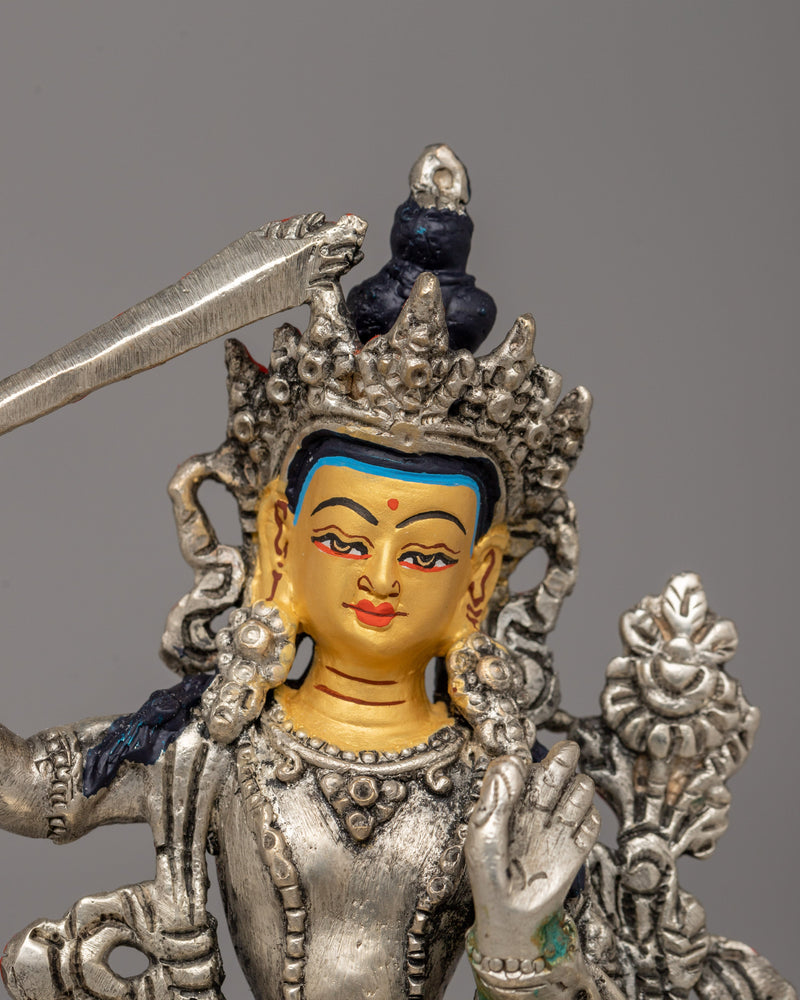 Jampelyang Buddhist Statue | Traditional Sculpture for Meditation and Spiritual Practices