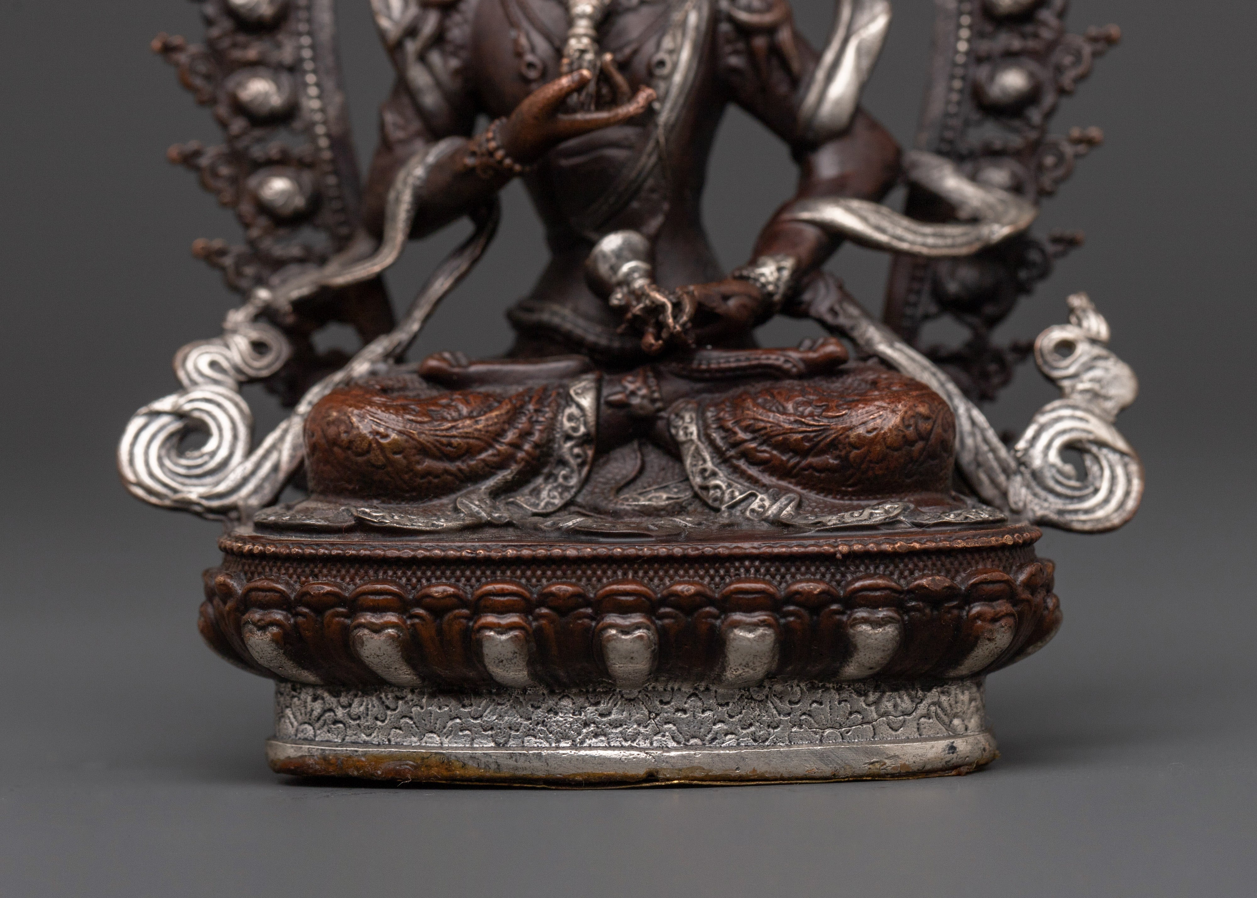 Vajrasattva Buddhist Spiritual Purification Statue | Traditionally Hand-Carved Buddhist Artwork