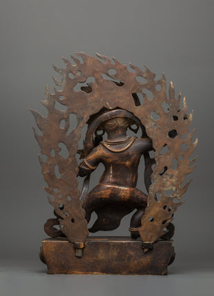 Bodhisattva Vajrapani Sculpture | The Guardian of Wisdom