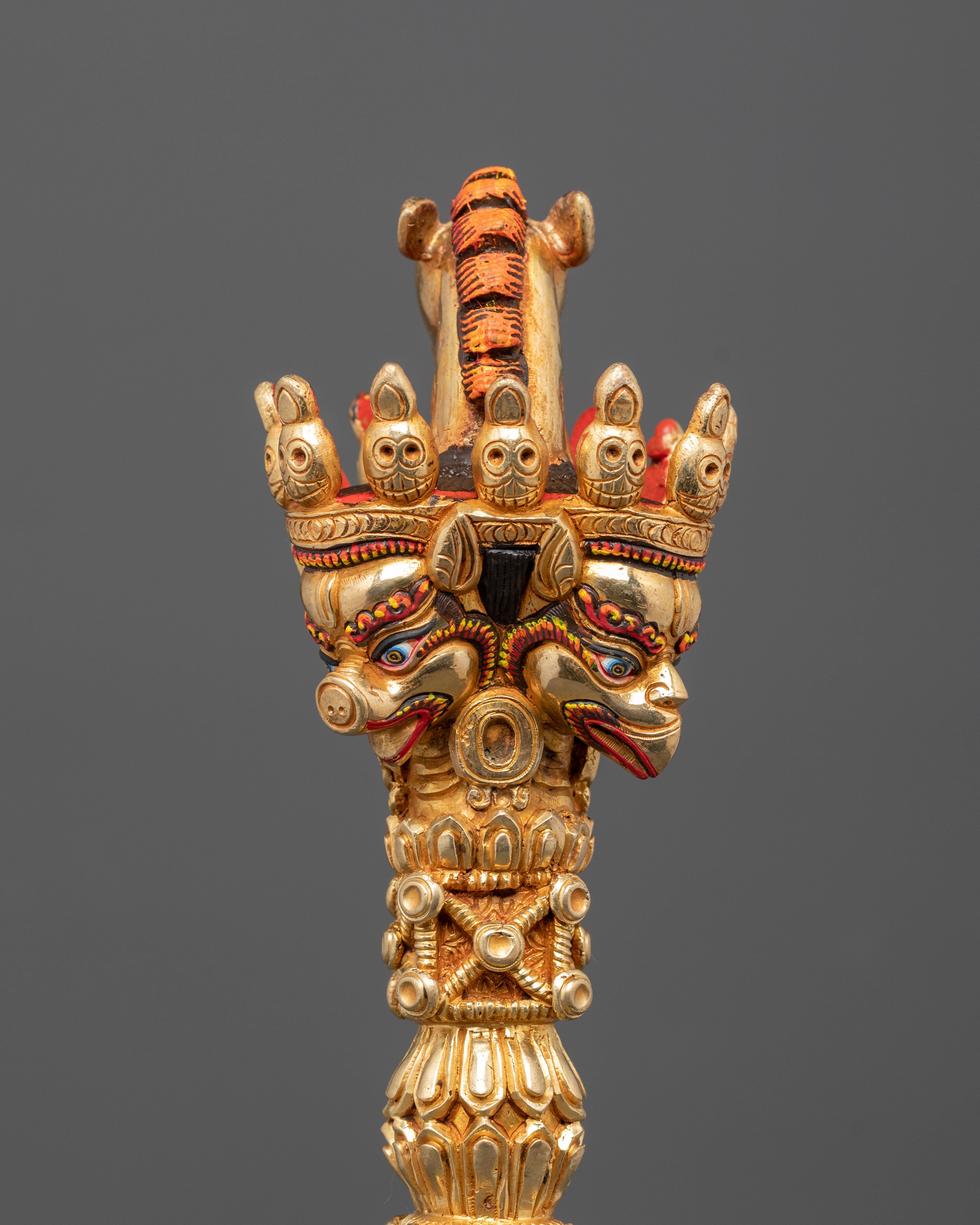 Copper Tibetan Ritual Phurba | Phurba for Buddhist Rituals