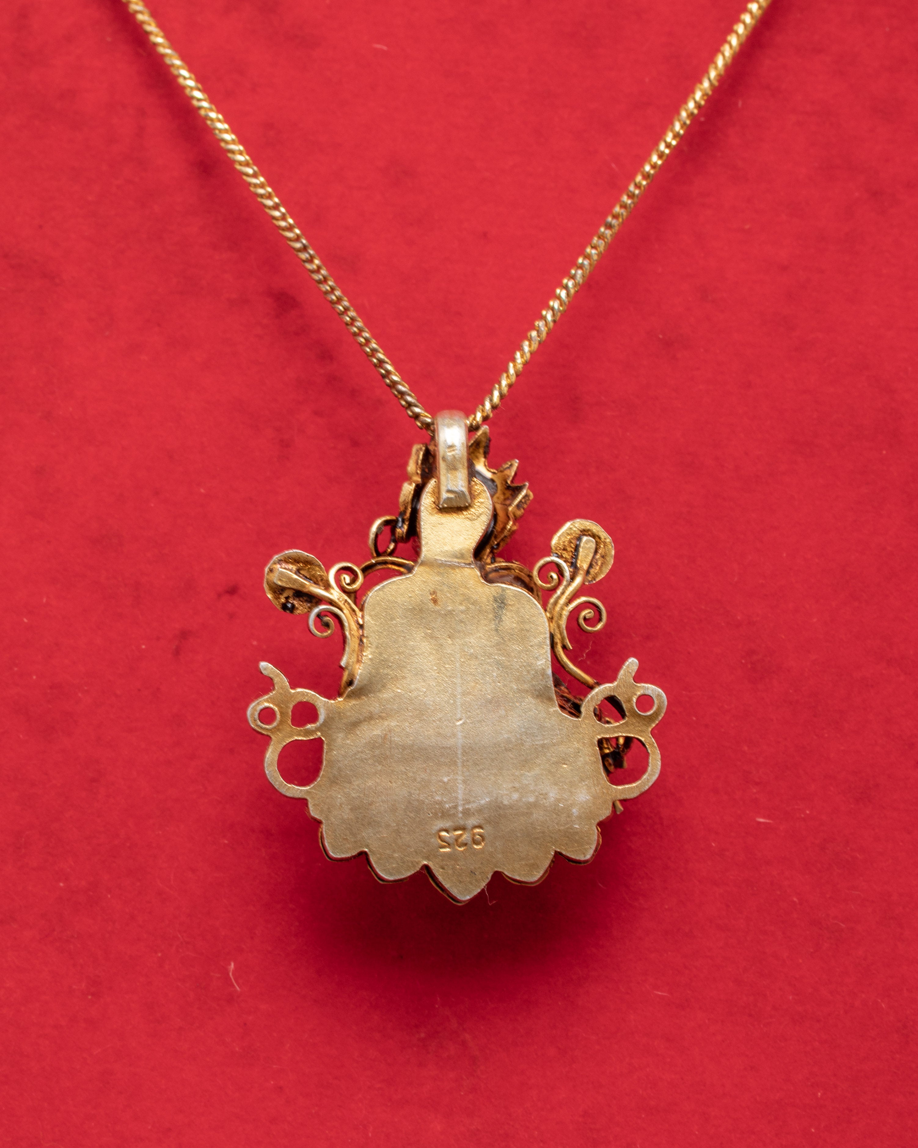 Sacred Green Tara Locket Pendant | Handcrafted Tibetan Amulet for Compassion