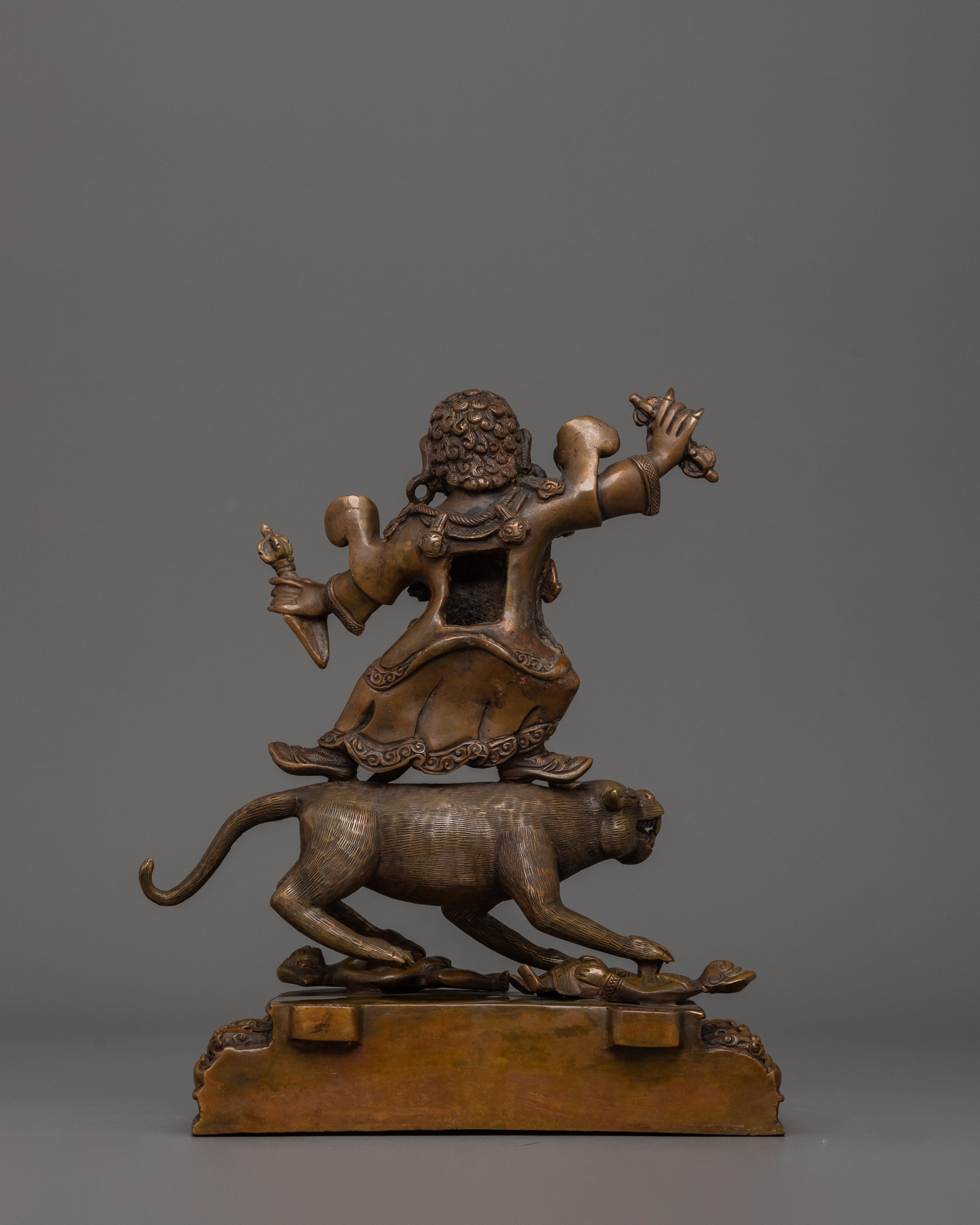 Handmade Statue of Dorje Drollo | Wrathful Buddha of Protection and Spiritual Strength