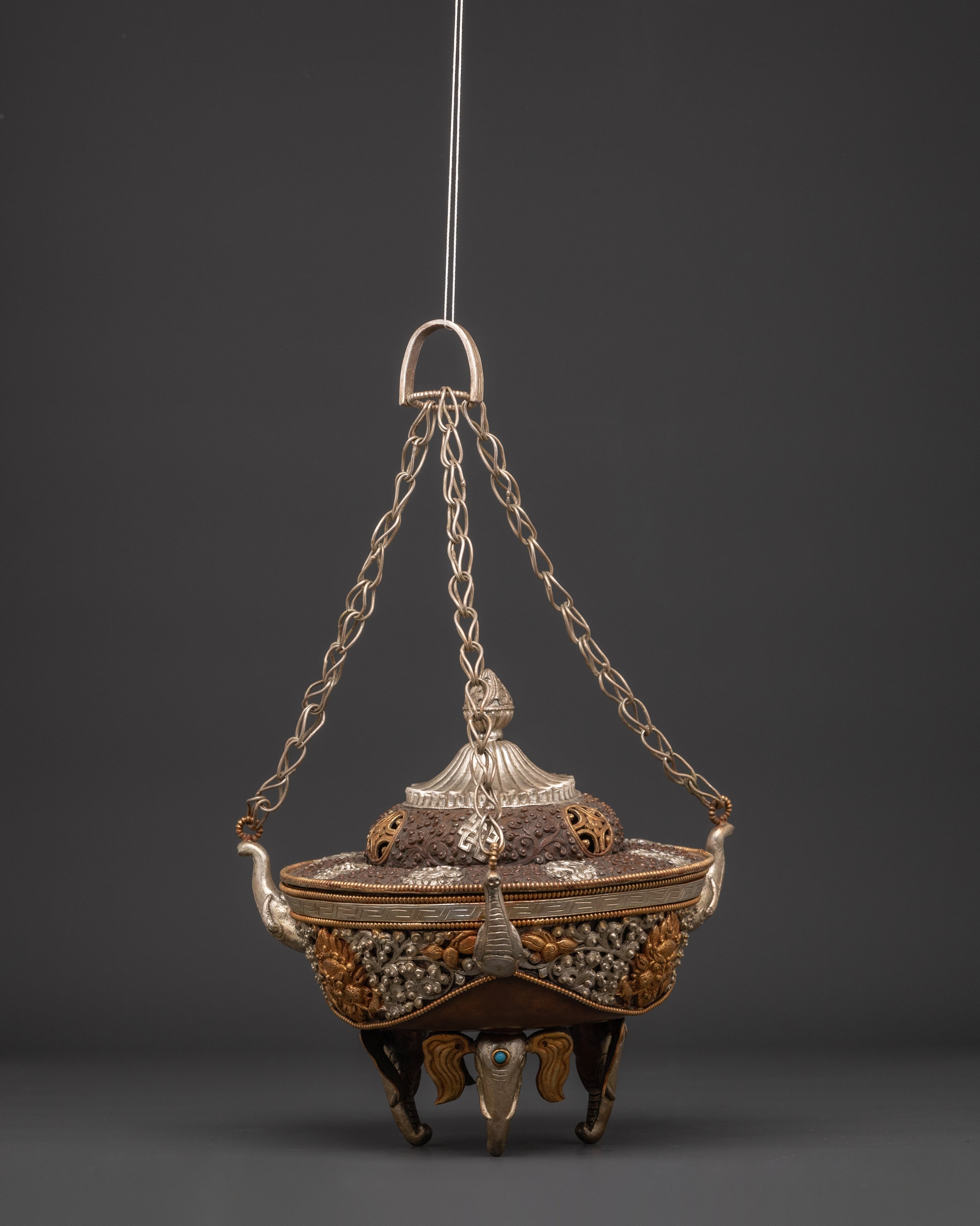 Tibetan Altar Hanging Incense Burner | Traditional Spiritual Incense Decor