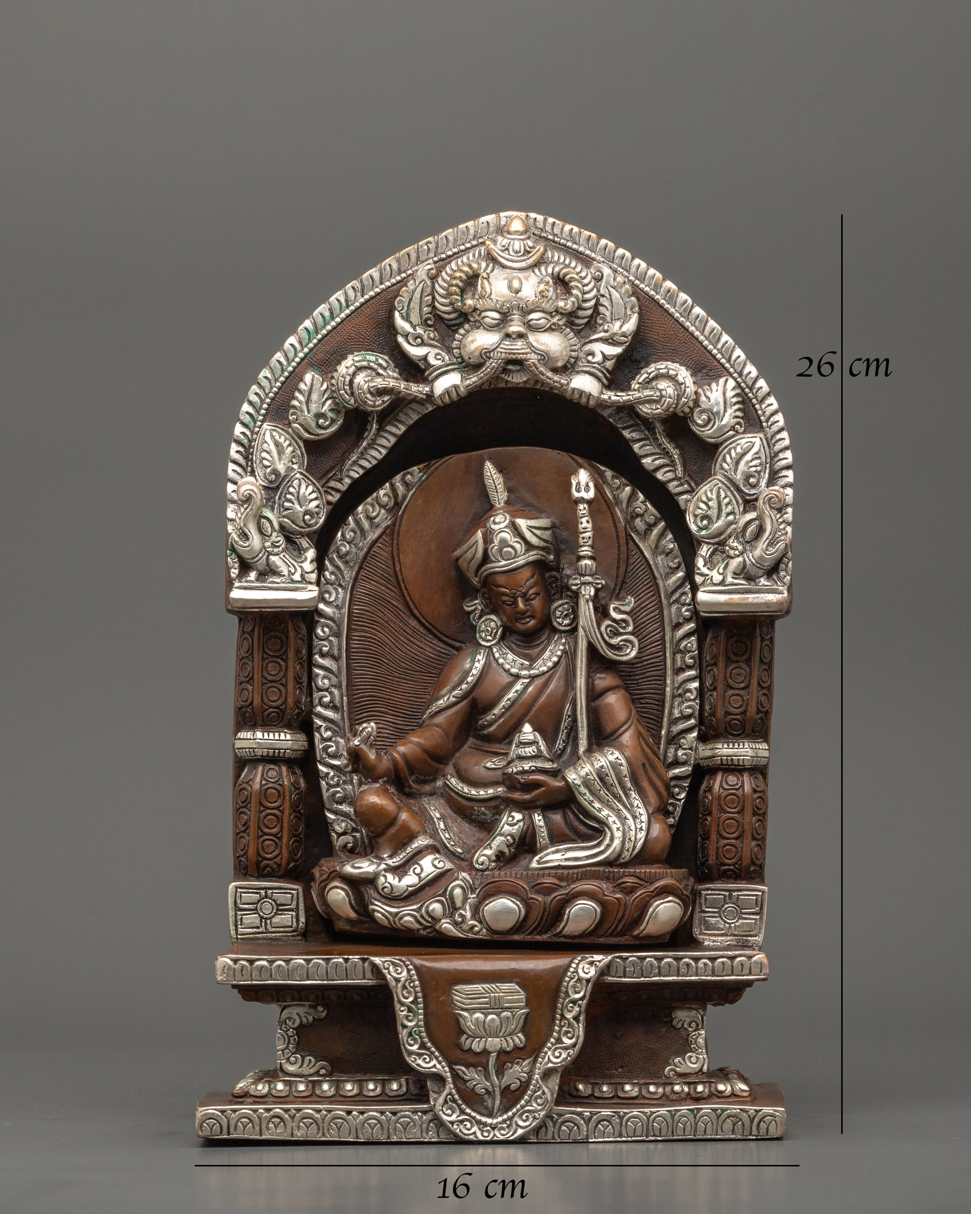 Guru Padmasambhava Tantric Master Sculpture | Tibetan Himalayan Art Work