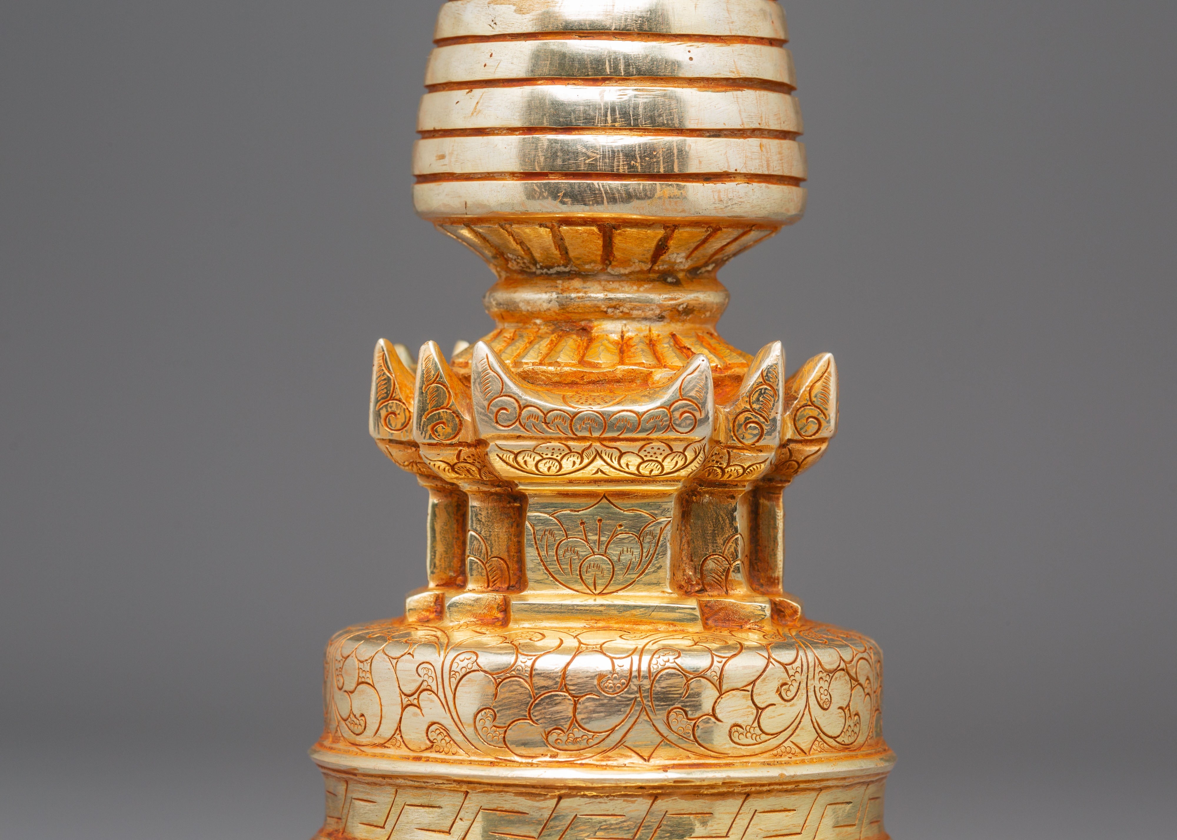 Traditional Tibetan Ritual Stupa | Sacred Buddhist Symbol of Enlightenment