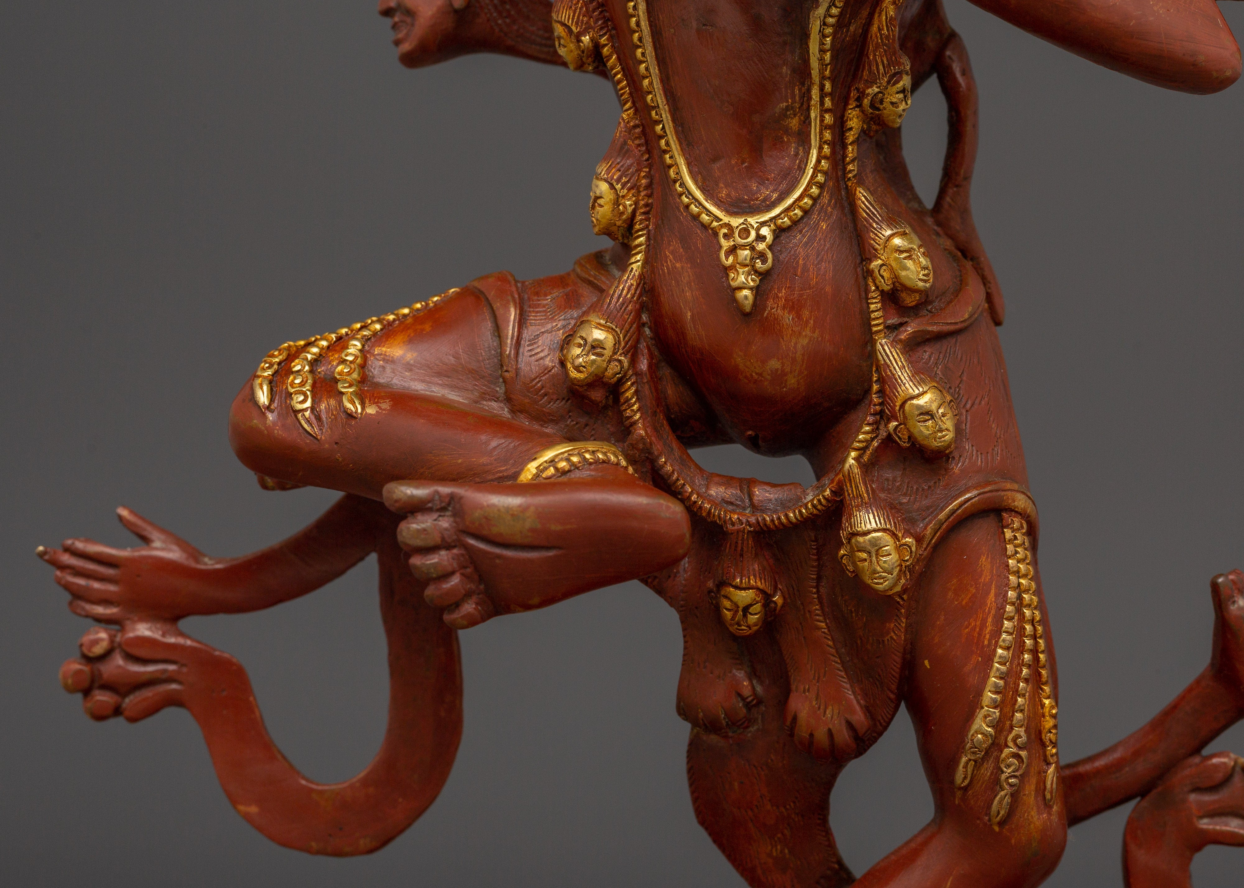 Red Dorje Phagmo Statue | Tibetan Buddhist Dakini Artwork