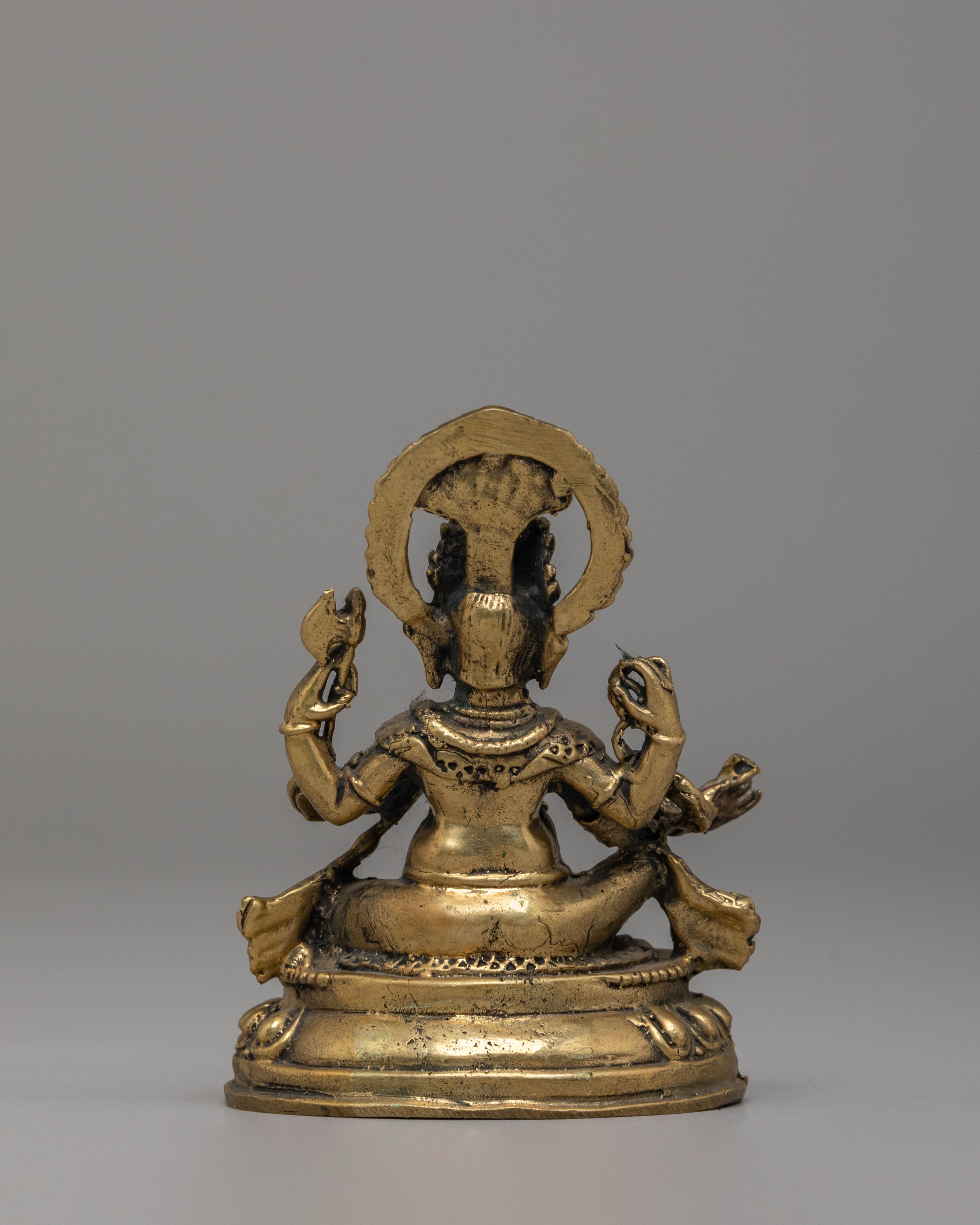 Traditional Ganesh Figurine | Brass Statue for Home Decor