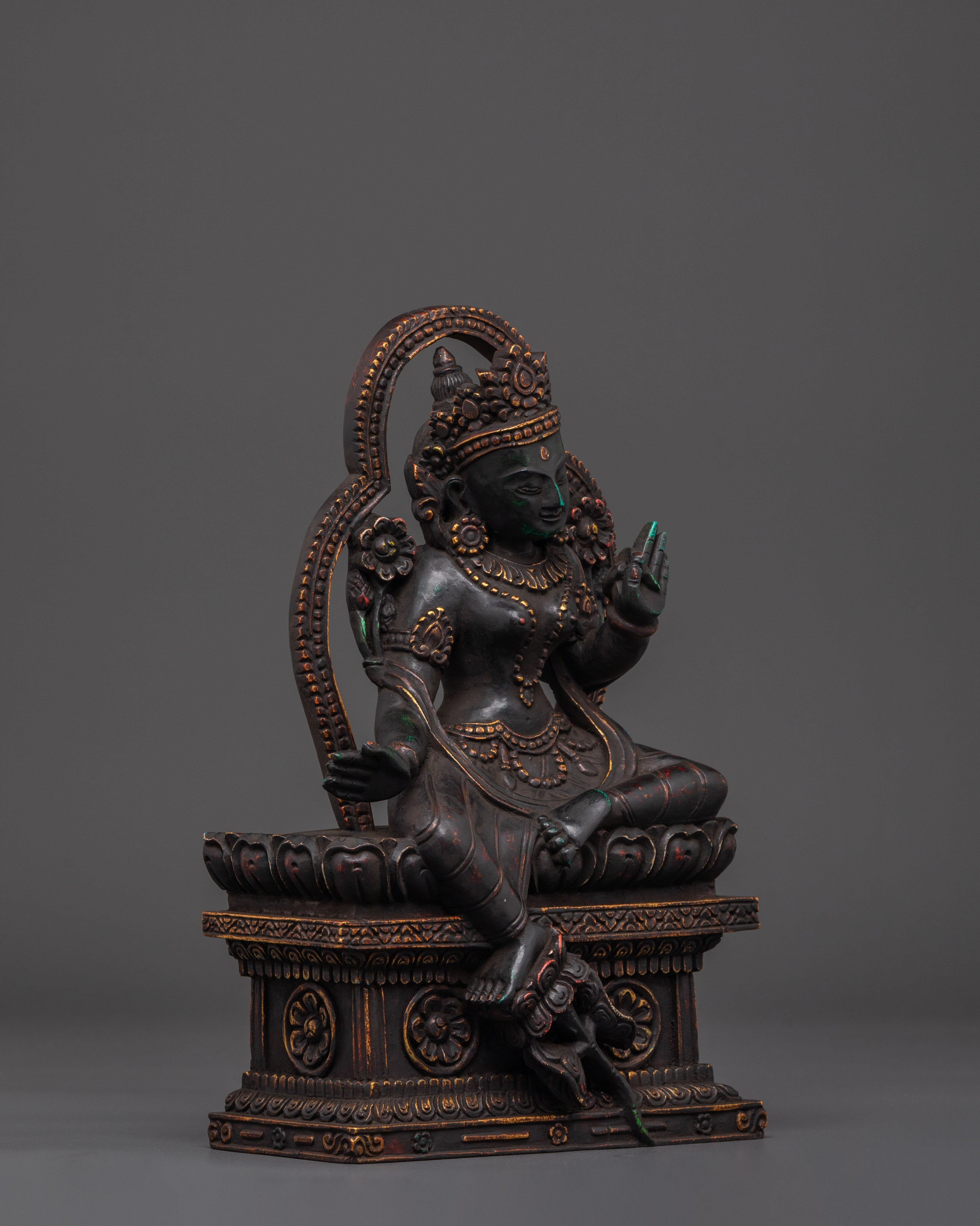 Handmade Tara Statue | Green Tara