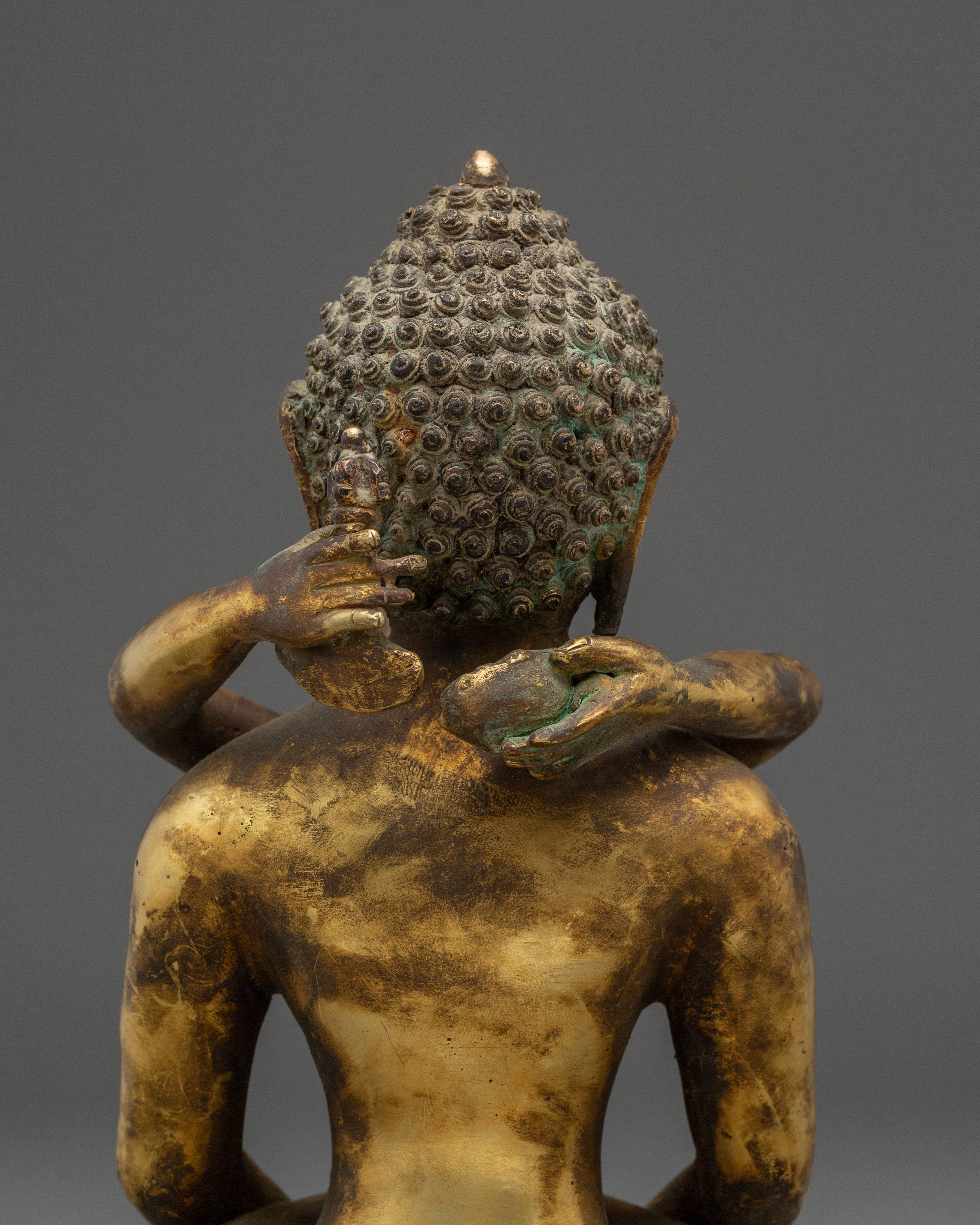Samantabhadra Copper and Gold Plated Statue | Tibetan Yab Yum Artwork