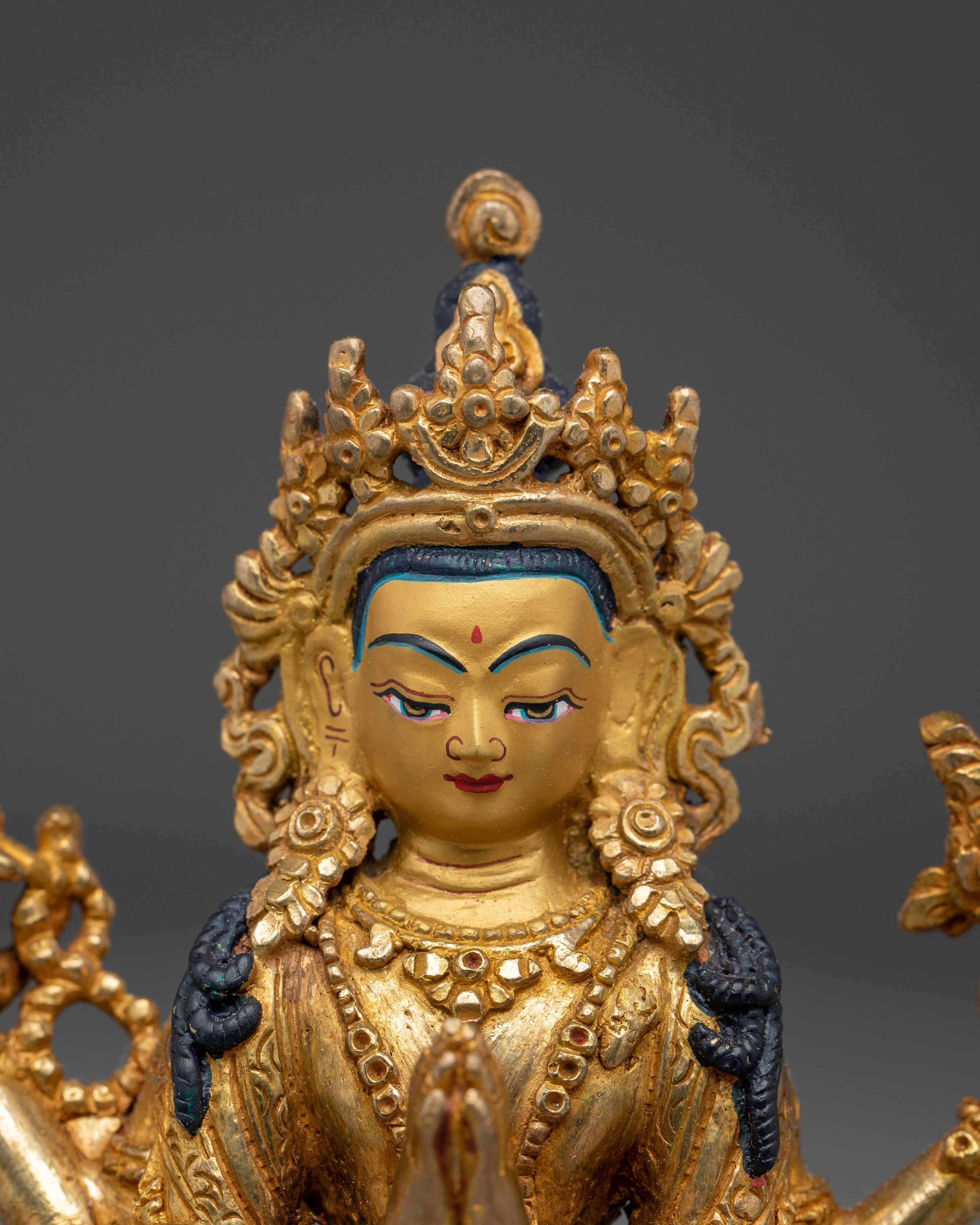 Buddhist Compassion Symbol Chenrezig Statue | Divine Bodhisattva Being