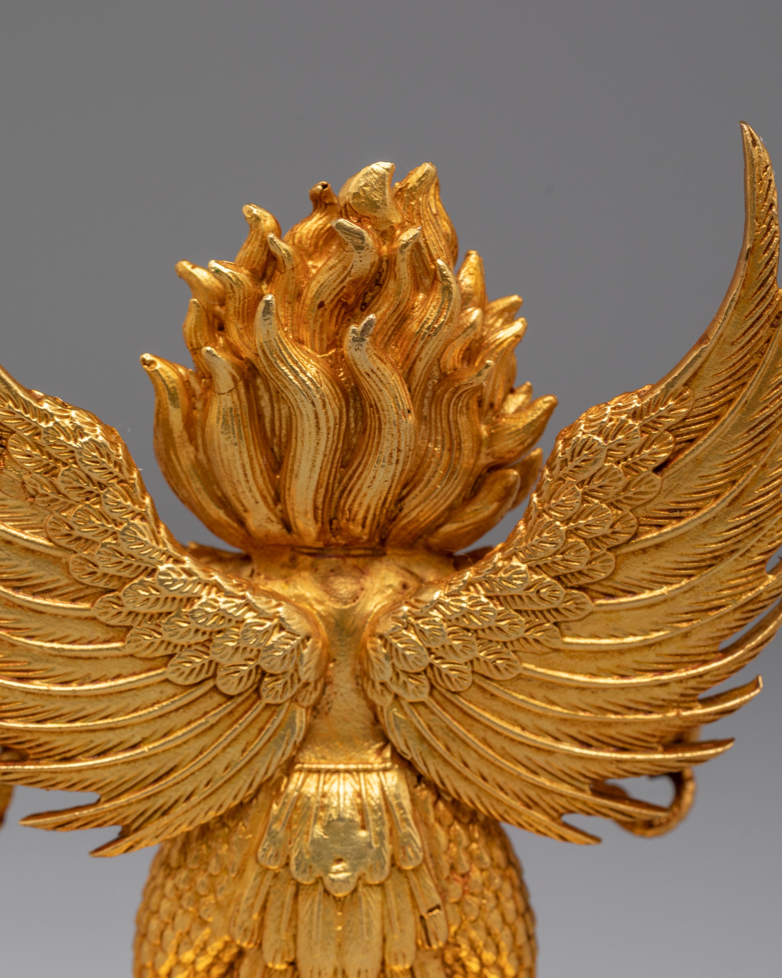 Handmade Mythical Garuda Statue | Himalayan Protective Deity