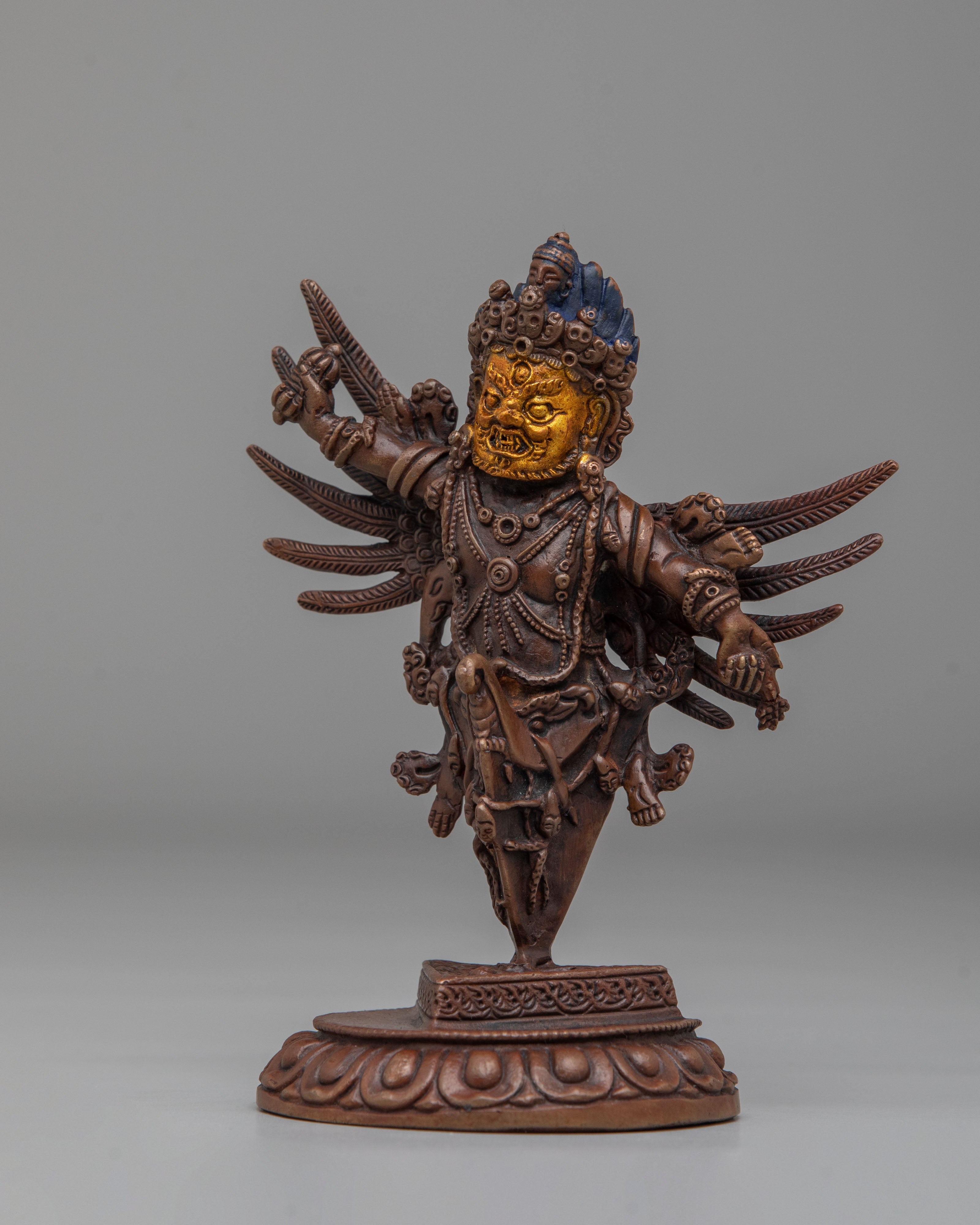 Vajrakilaya Ritual Deity Statue | Sacred Tibetan Art