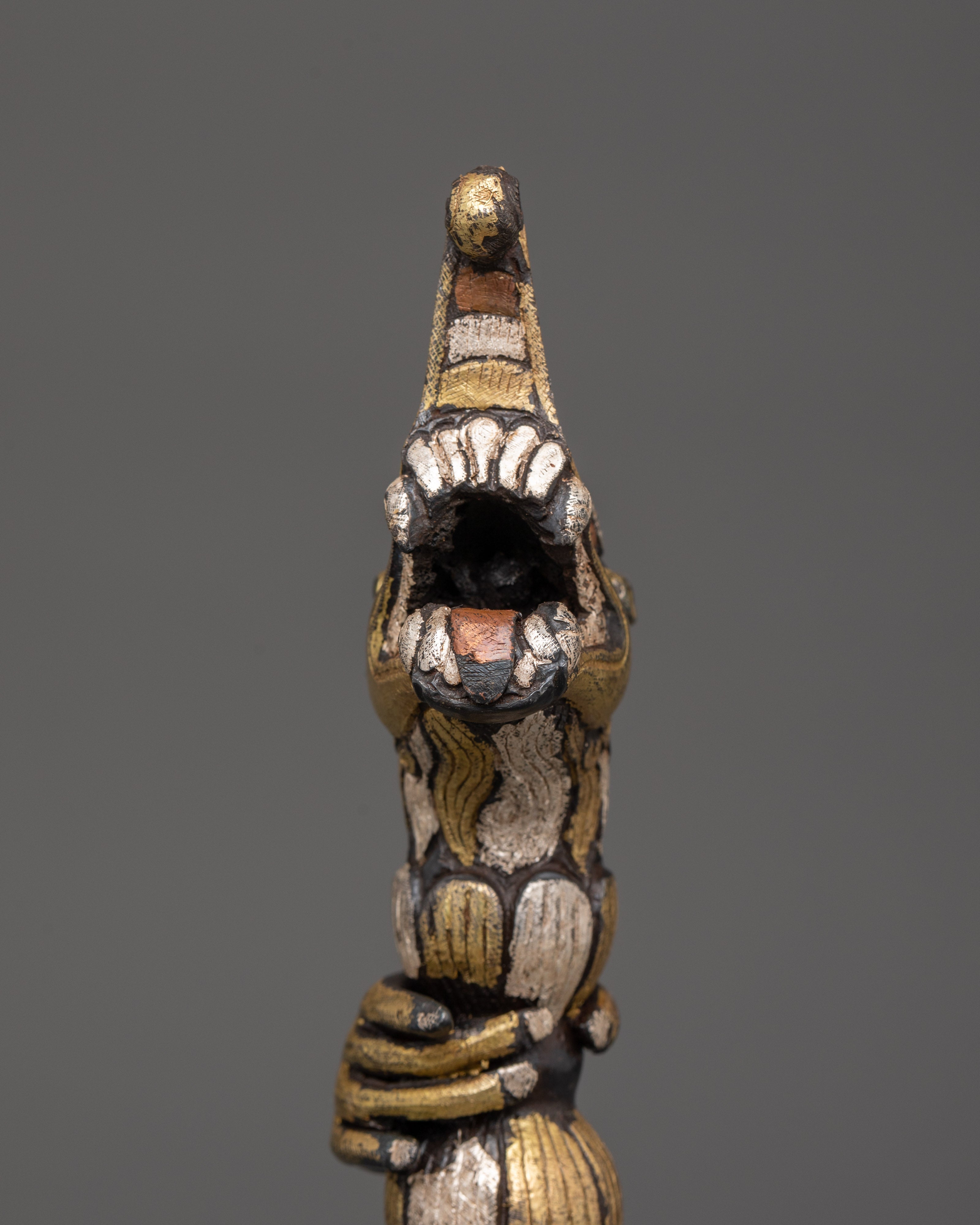 Phurba with Makara Head | Ritual Dagger of Protection and Power