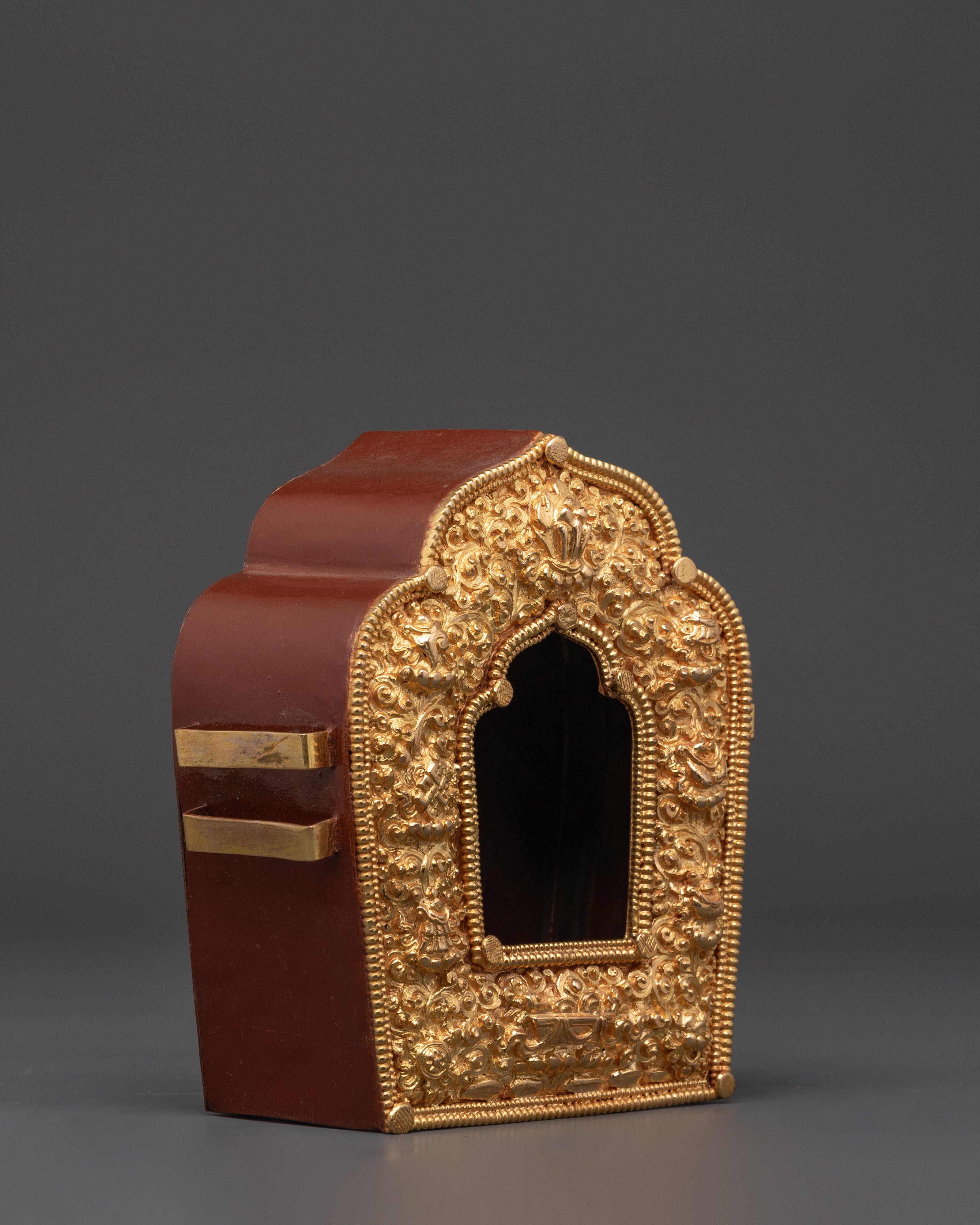 Authentic Handmade Tibetan Ghau Box | Meditation Mantra Box