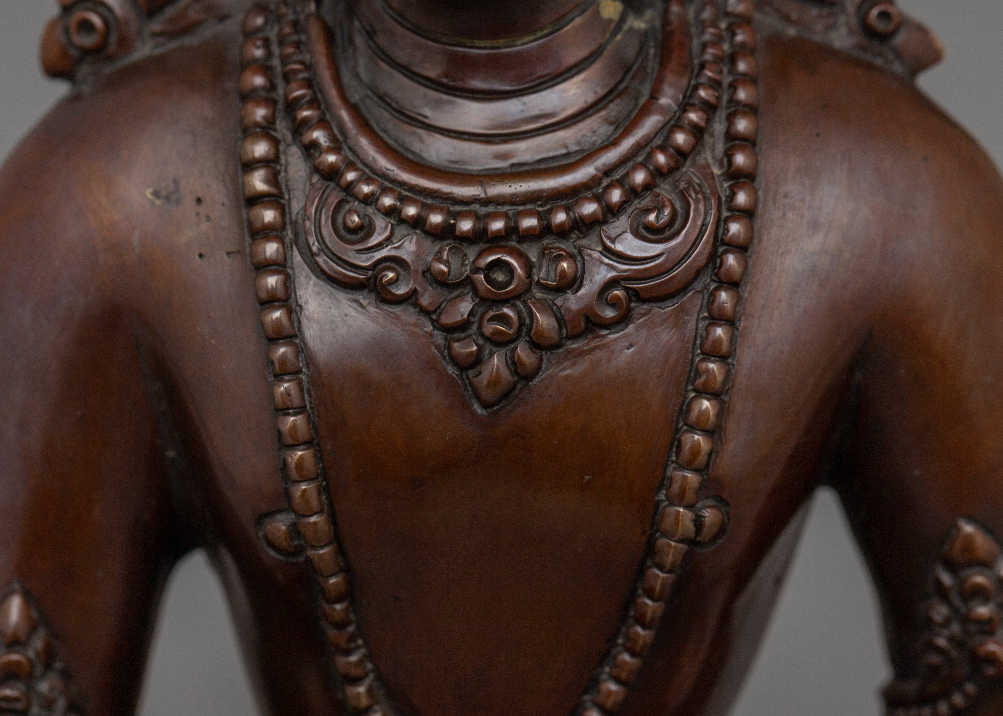 Handmade Crown Shakyamuni buddha Sculpture | Historical Buddha