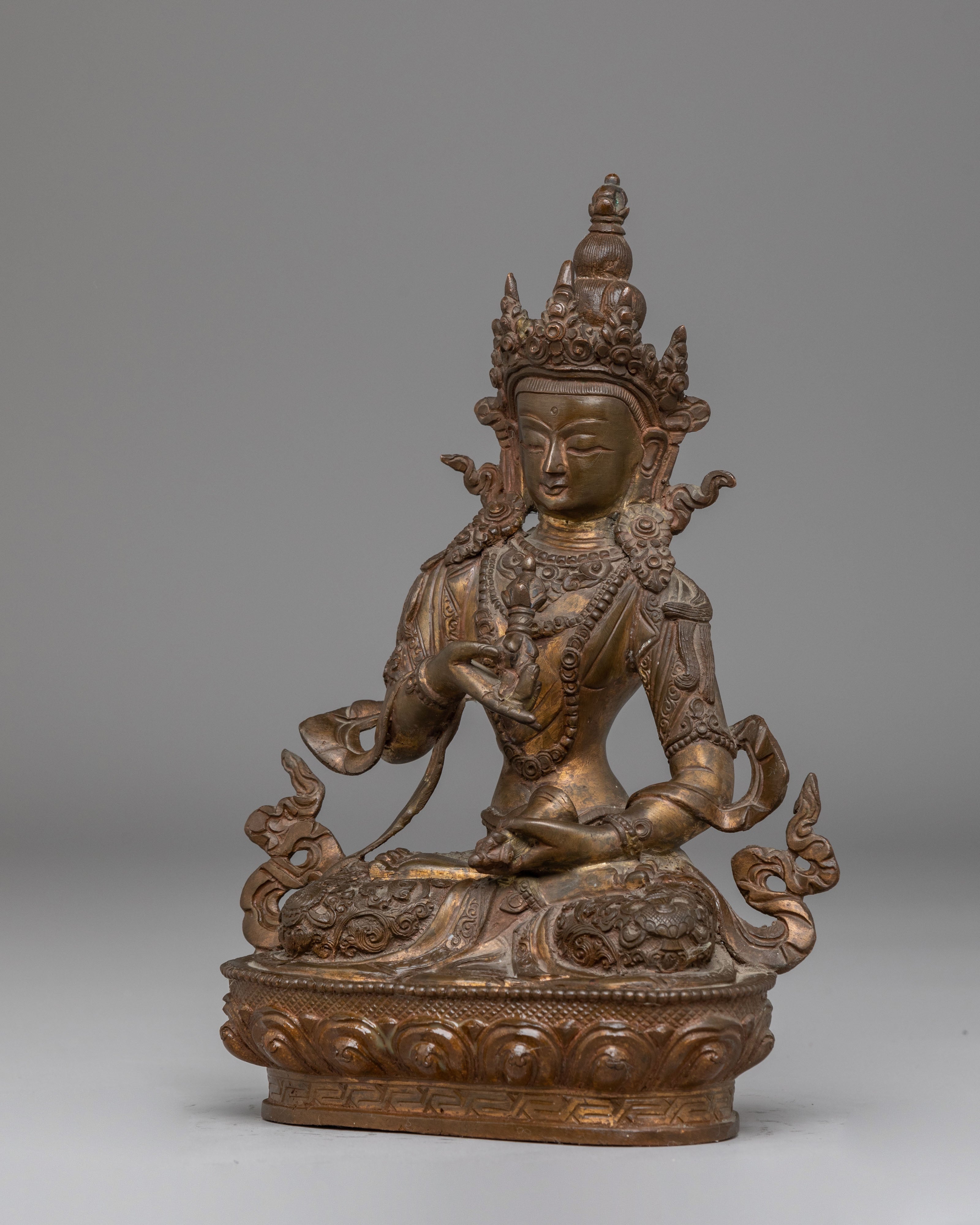 Vajrasattva Handcrafted Sacred Statue | Tibetan Buddhist Deity