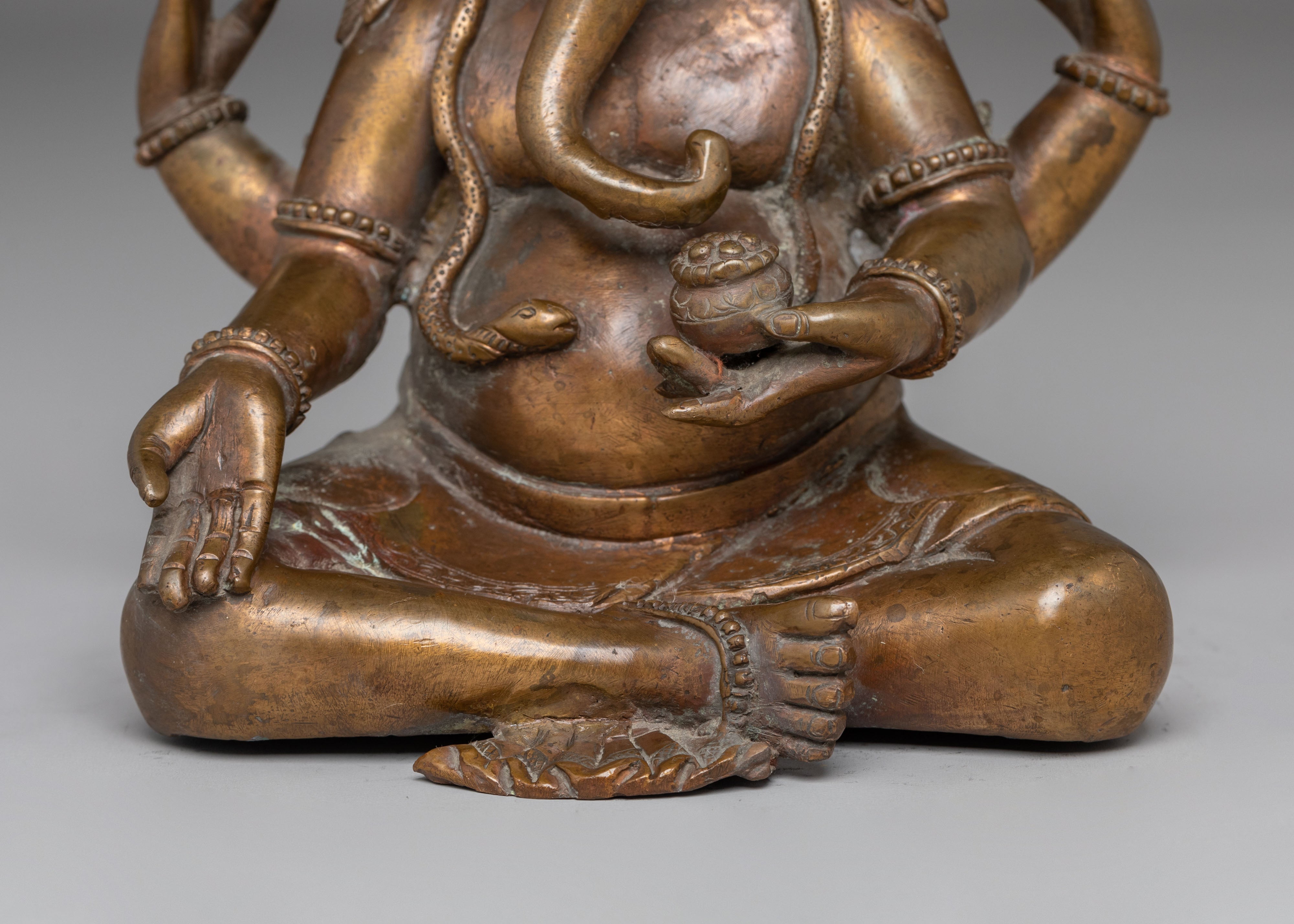 Copper Statue of Ganesh | The Remover of Obstacles