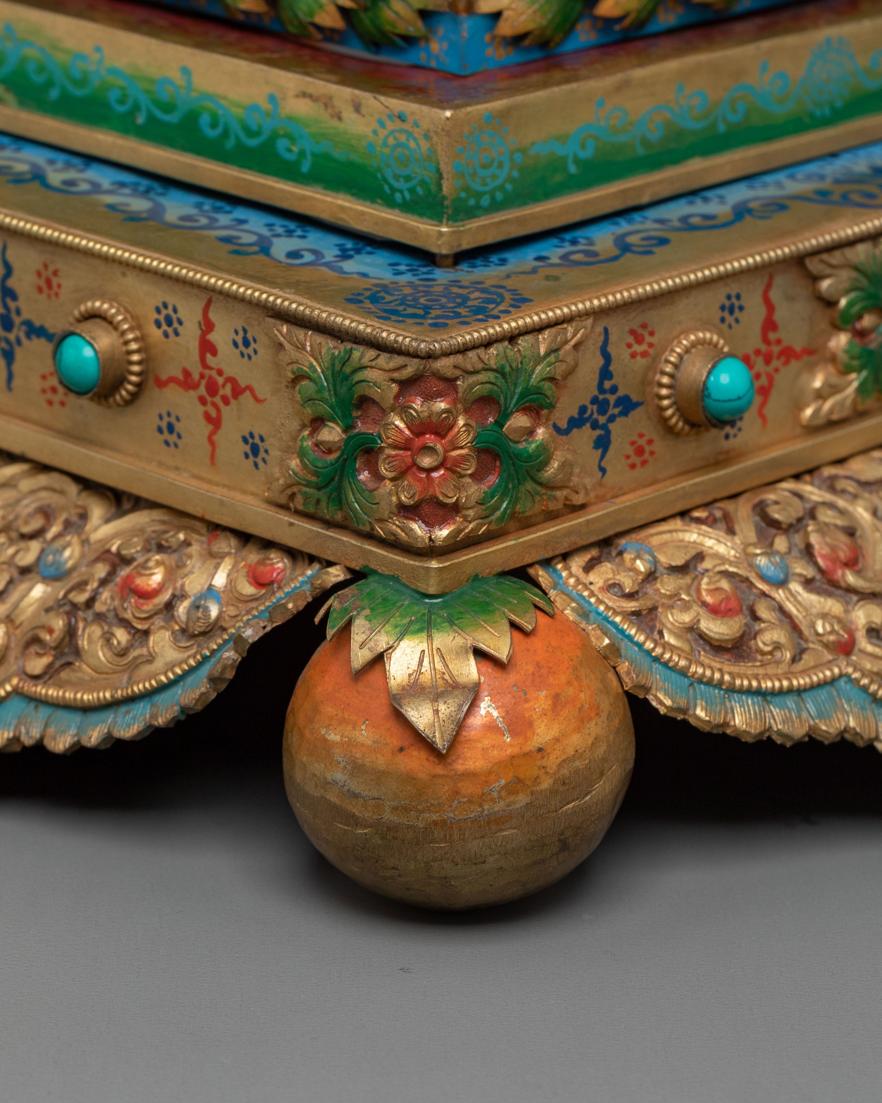 Handcrafted Buddhist Throne | Meditation Altar Decor