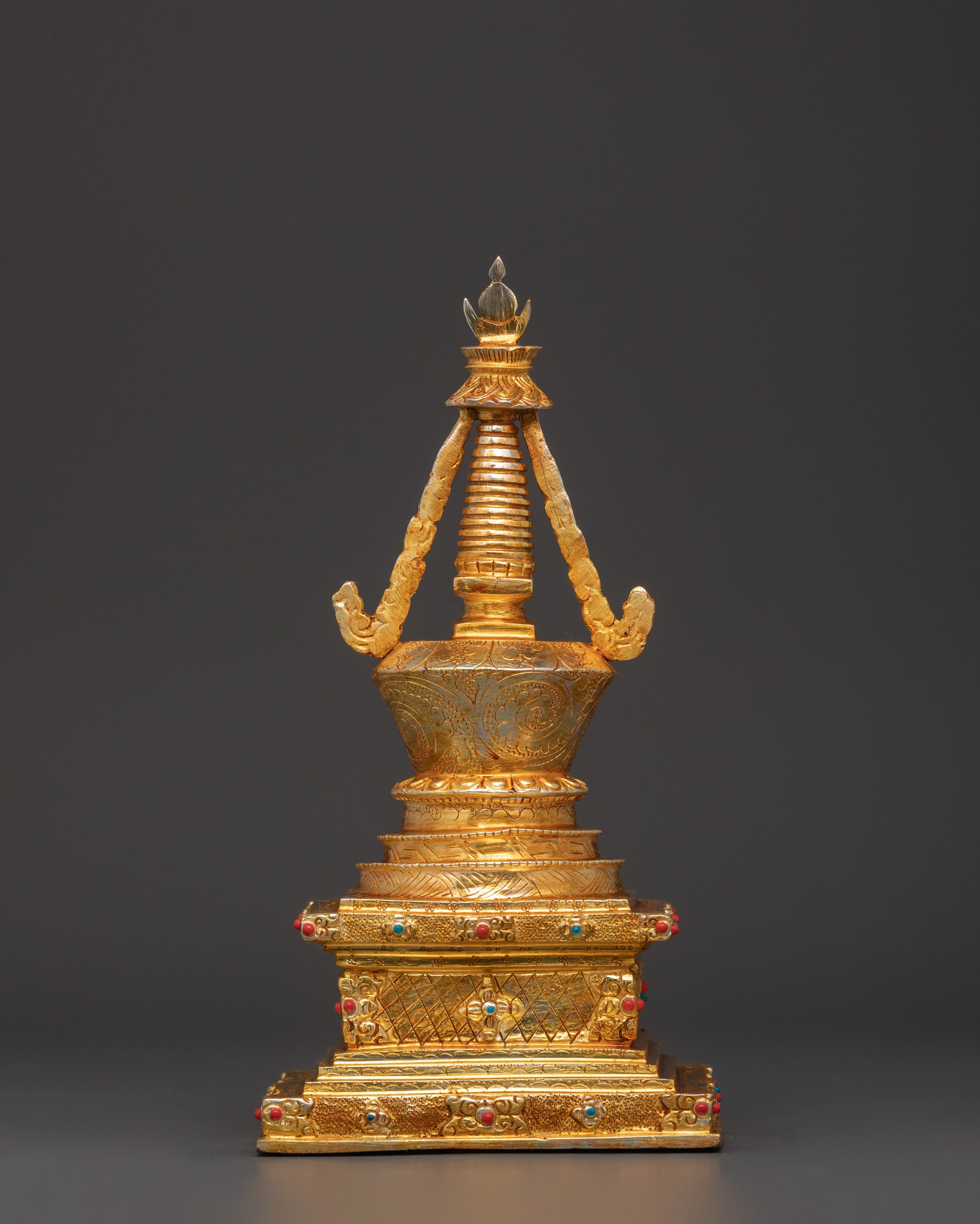 Stupa Himalayan art | Spiritual Decor Statue