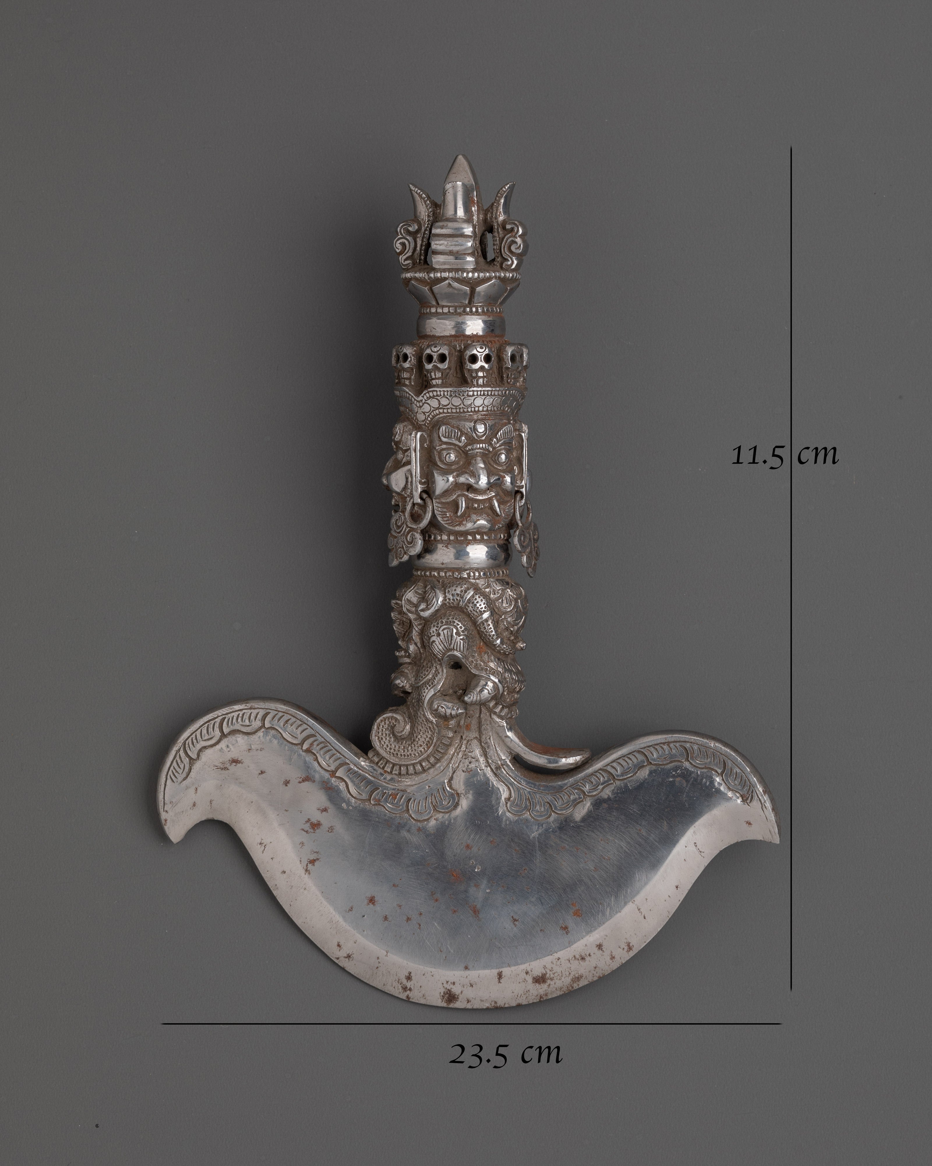 Sacred Kartika Ritual Knife | Tibetan Buddhist Vajrayana Tool For Spiritual Practices