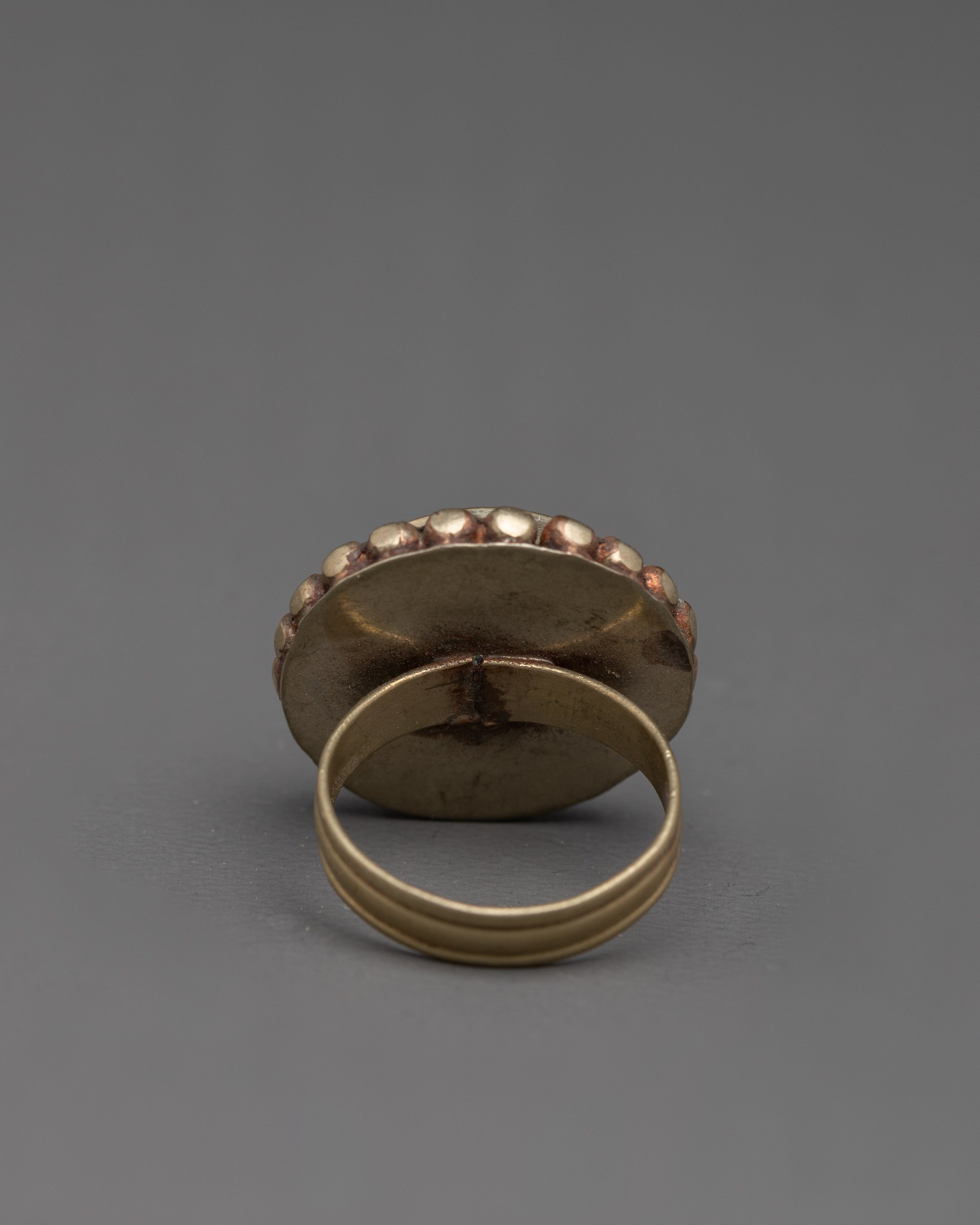 Handmade Tibetan Turquoise Ring | Unique Spiritual Jewelry