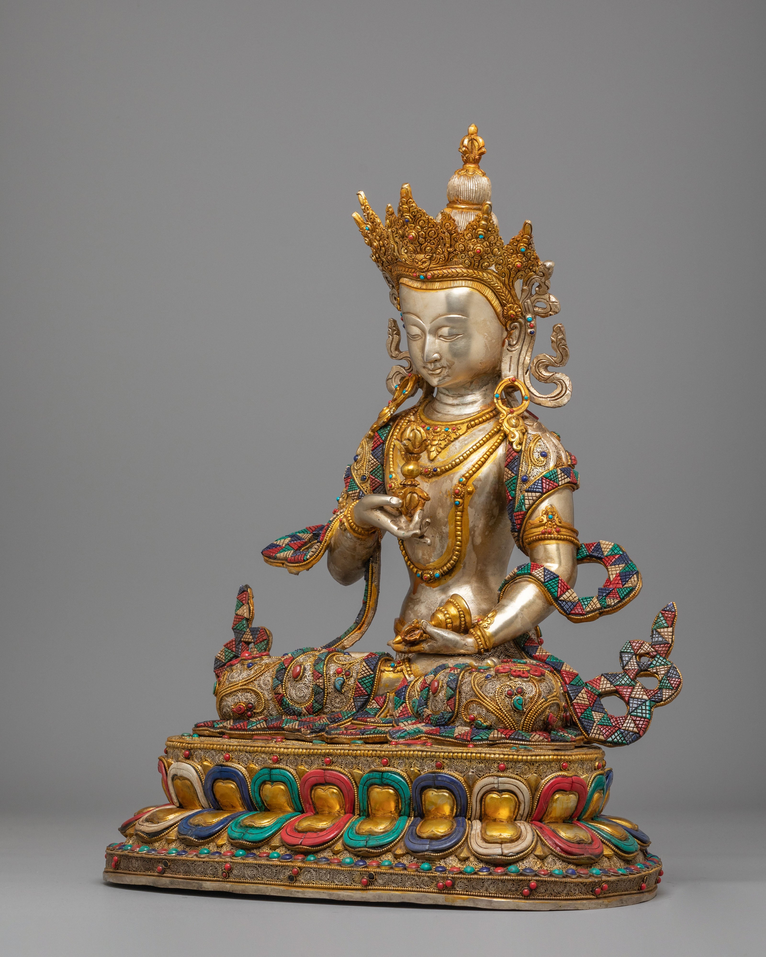 Vajrasattva Buddhist Sculpture | Tibetan Purification Deity