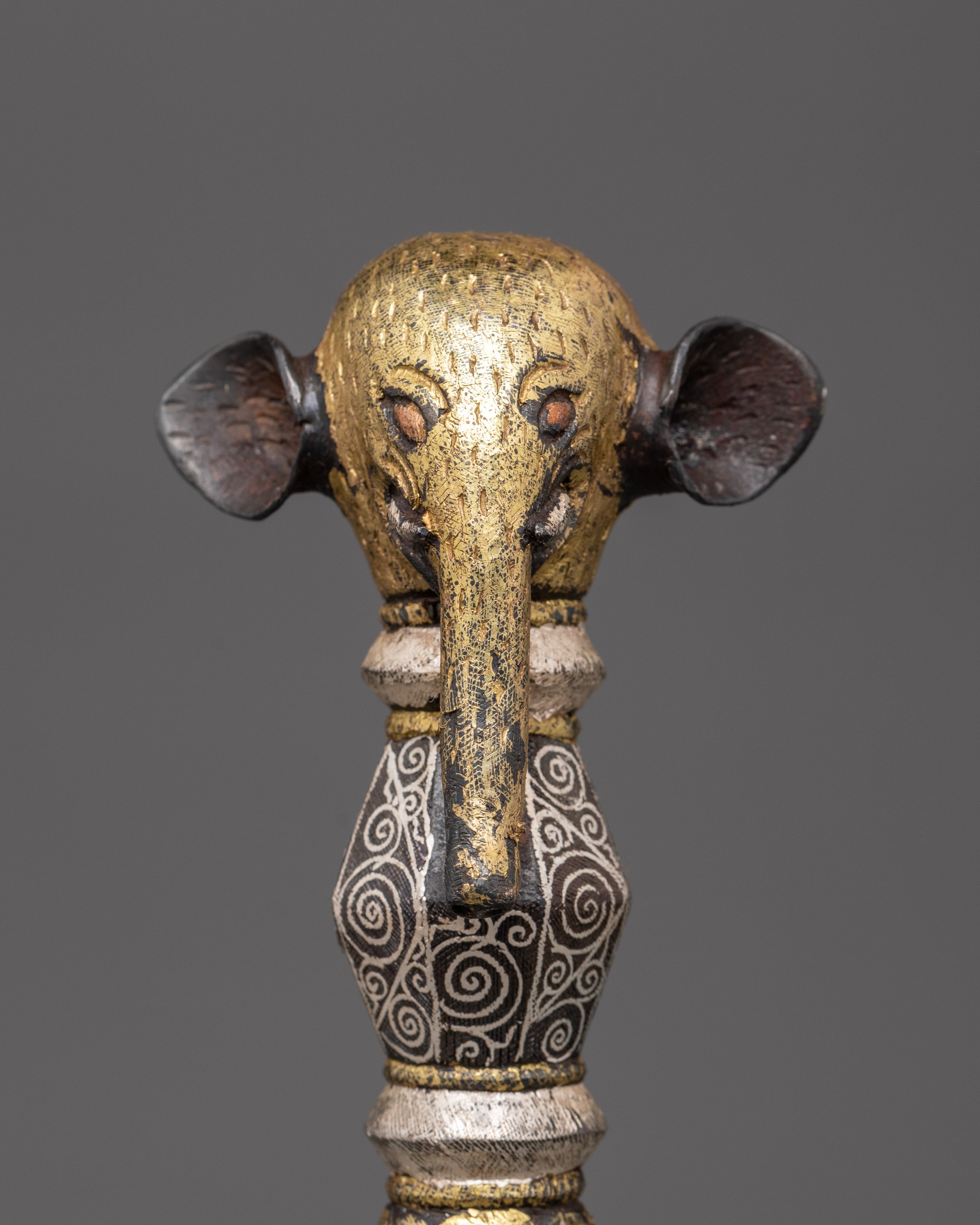 Phurba with Elephant Head | Sacred Ritual Dagger