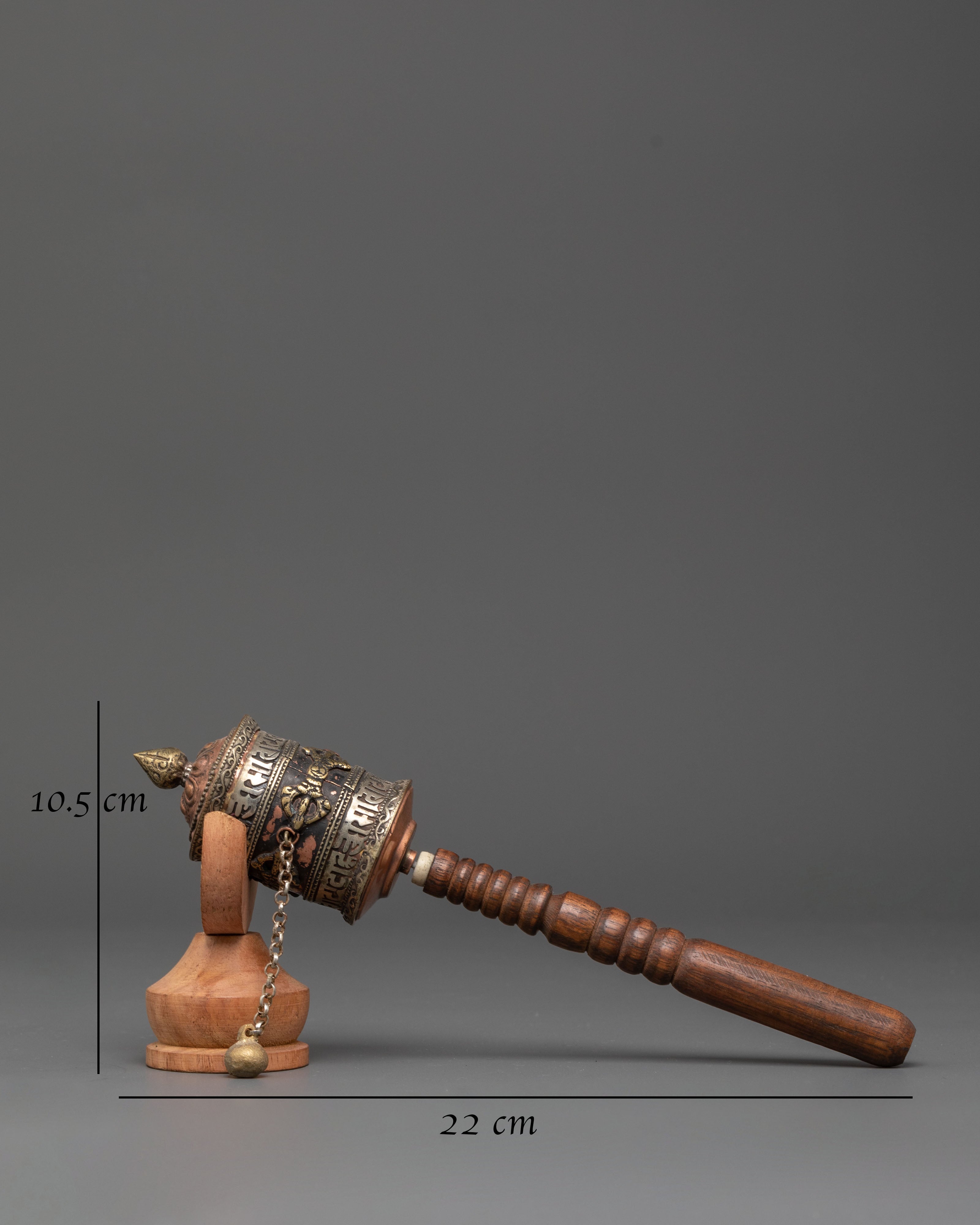 Tibetan Buddhist Mani Prayer Wheel | Symbol of Peace and Compassion