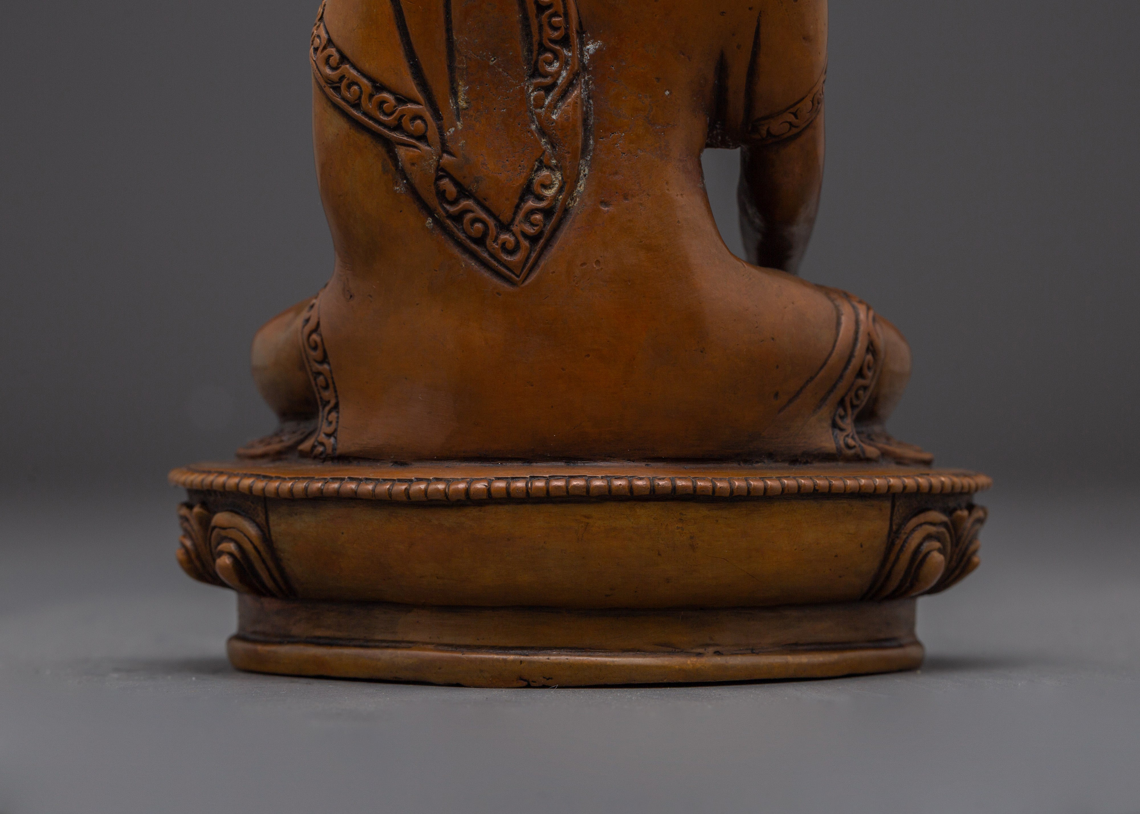 Handcrafted Meditation Shakyamuni Buddha Copper Statue | Buddhist Sculpture for Altar