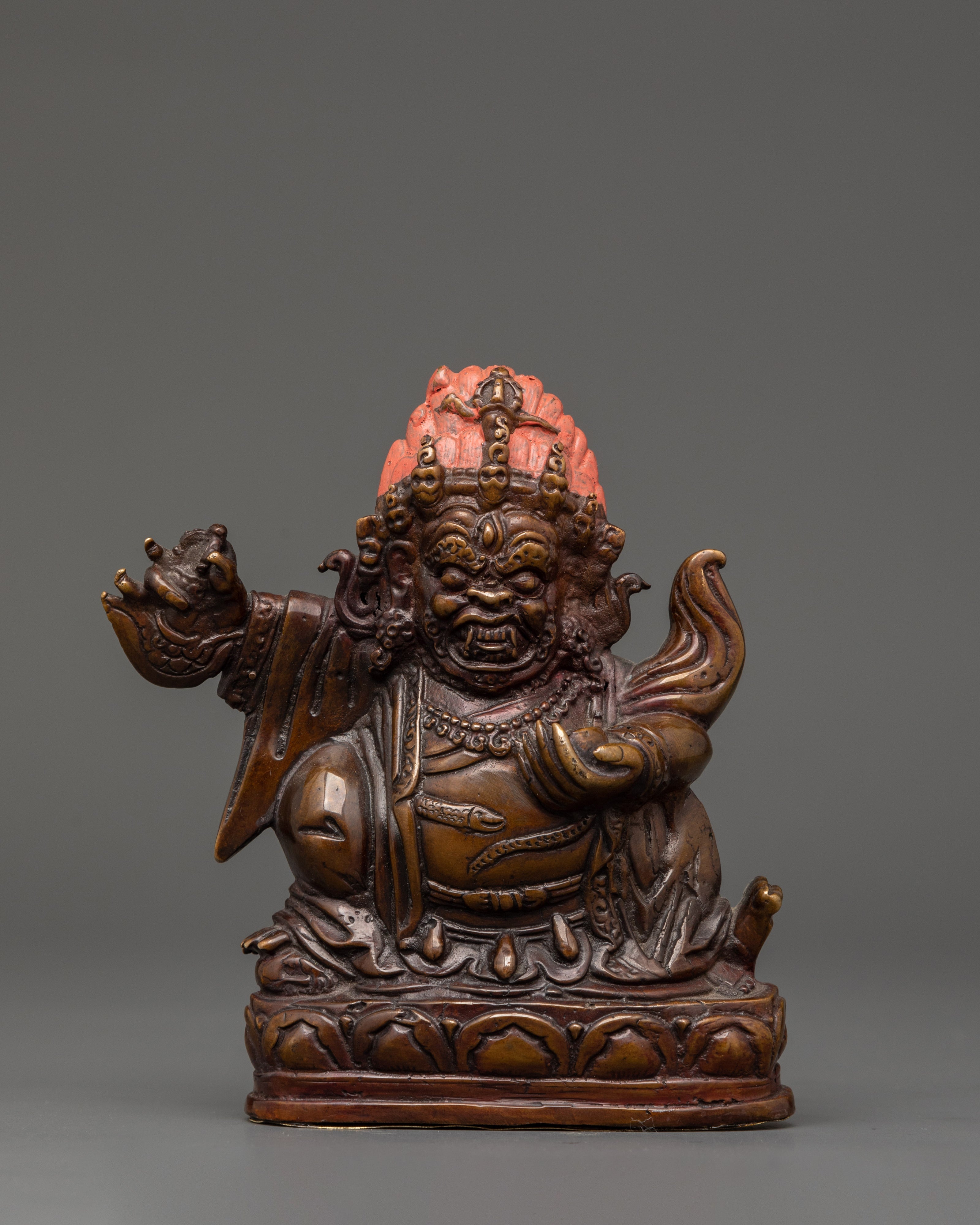 Mahakala Bernagchen Tibetan Protector Deity | Home Shrine & Meditation Decor