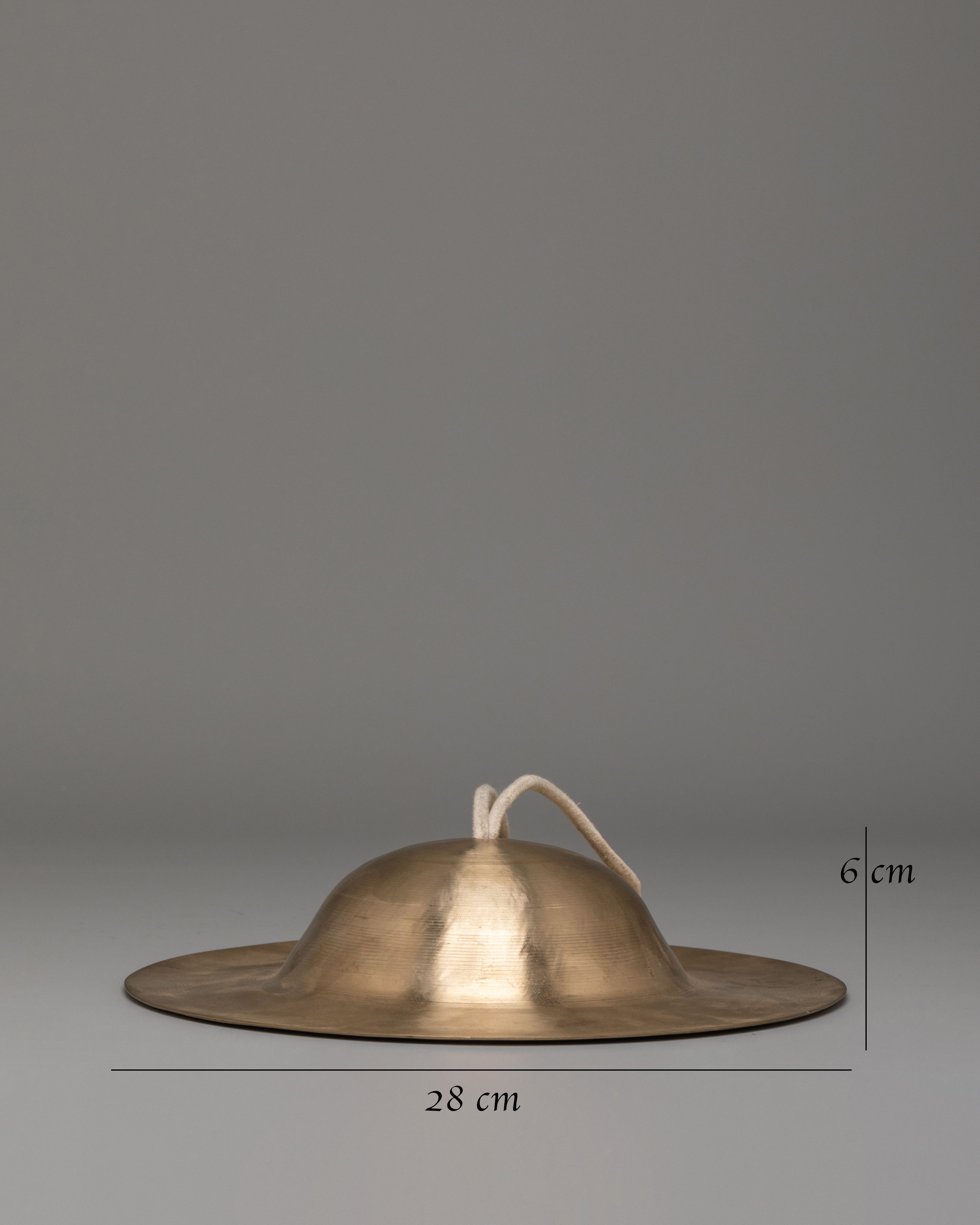 Handmade Ritual Jhyamta | Traditional Panchadhatu Cymbals