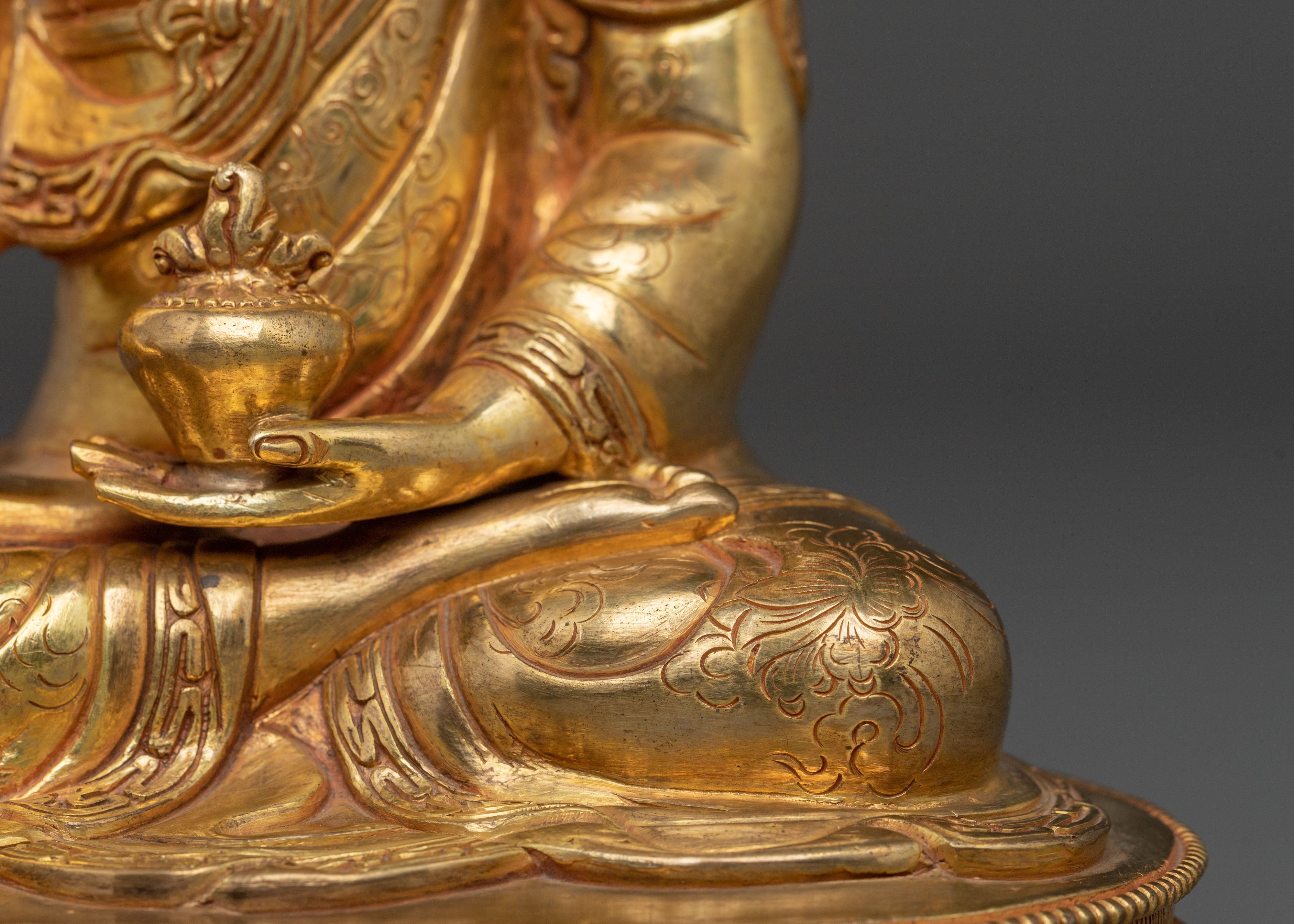 Handcrafted Three Buddha Statue Set | Spiritual Altar Decor