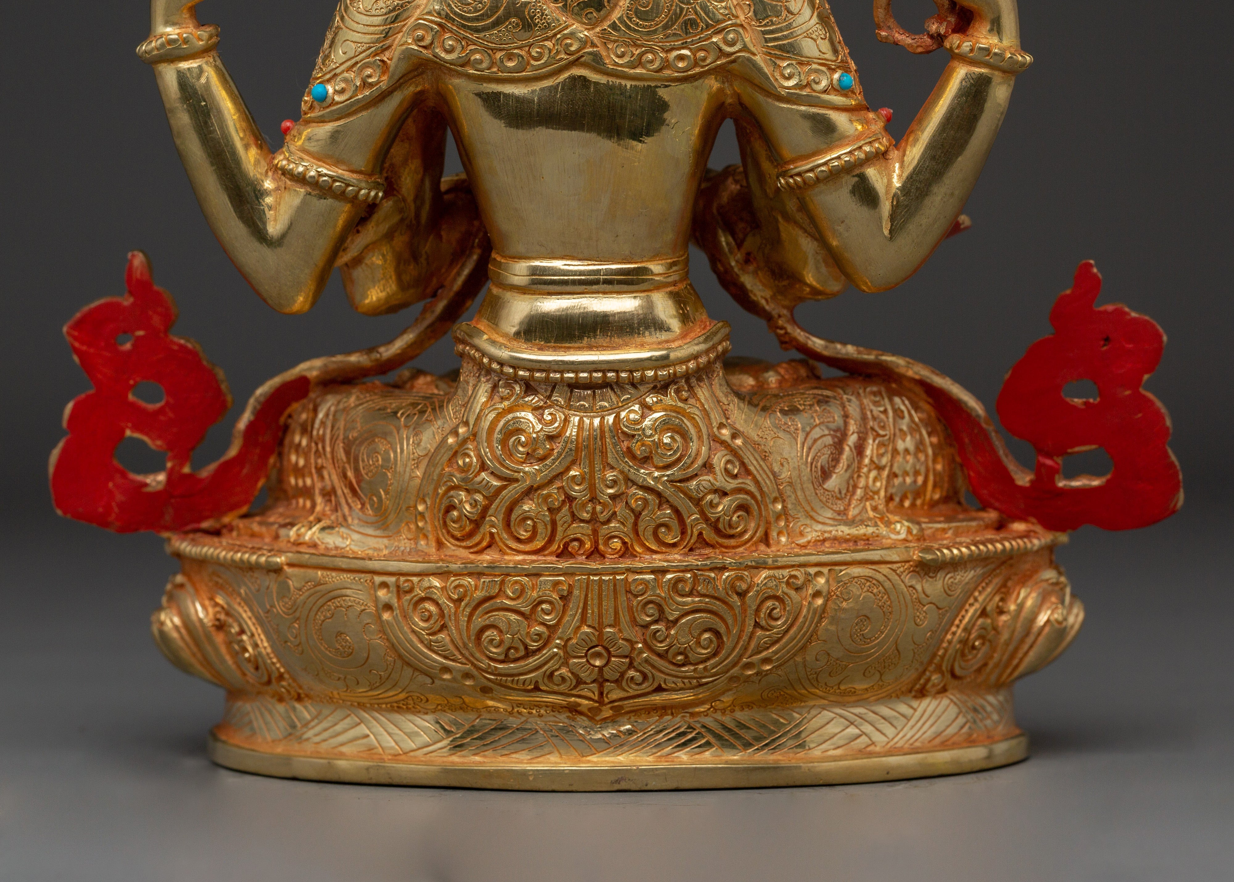 Bodhisattva Four-Armed Chenrezig Artwork | Embodiment of Compassion