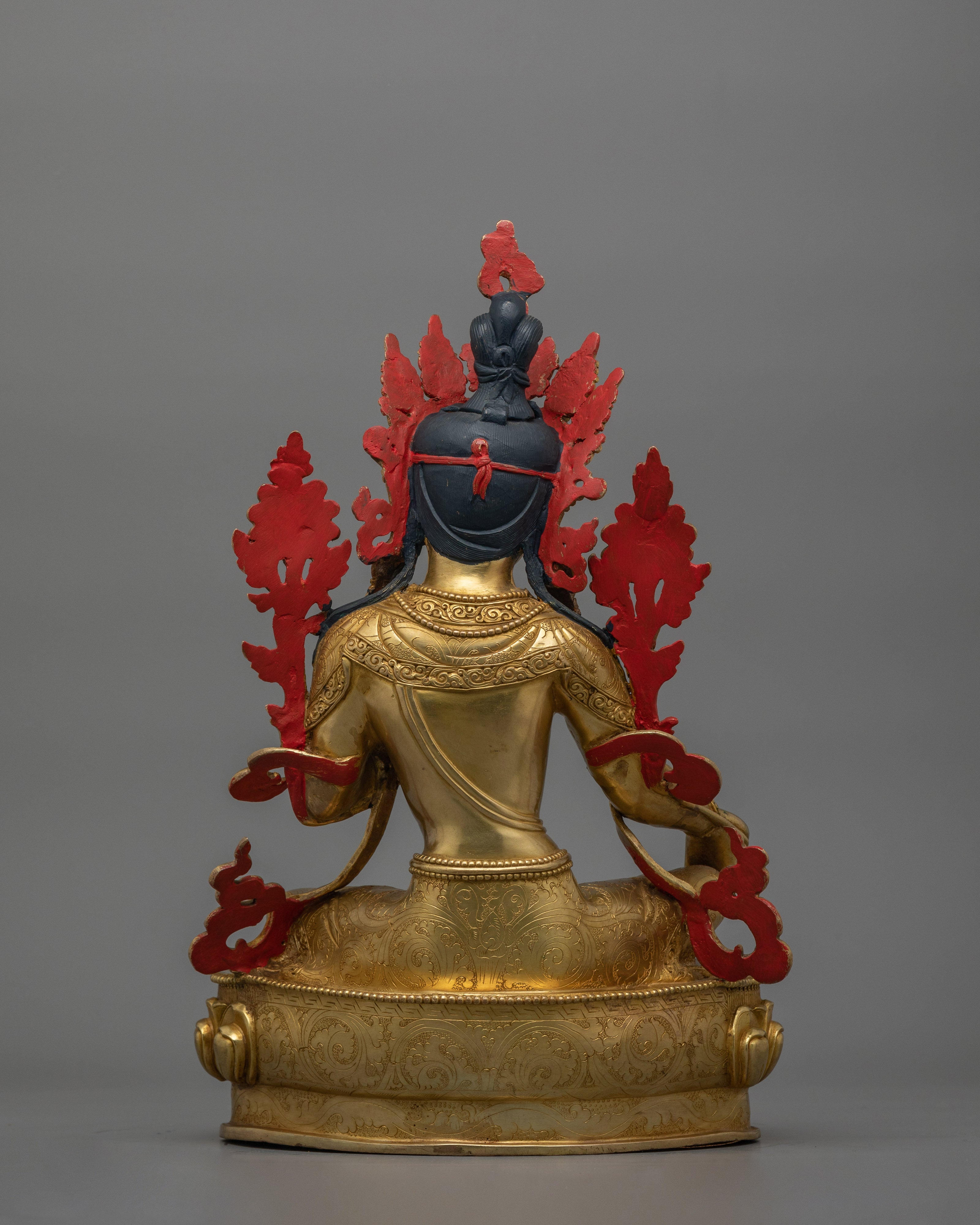 Green Tara Protector Deity Statue | Divine Feminine Artwork