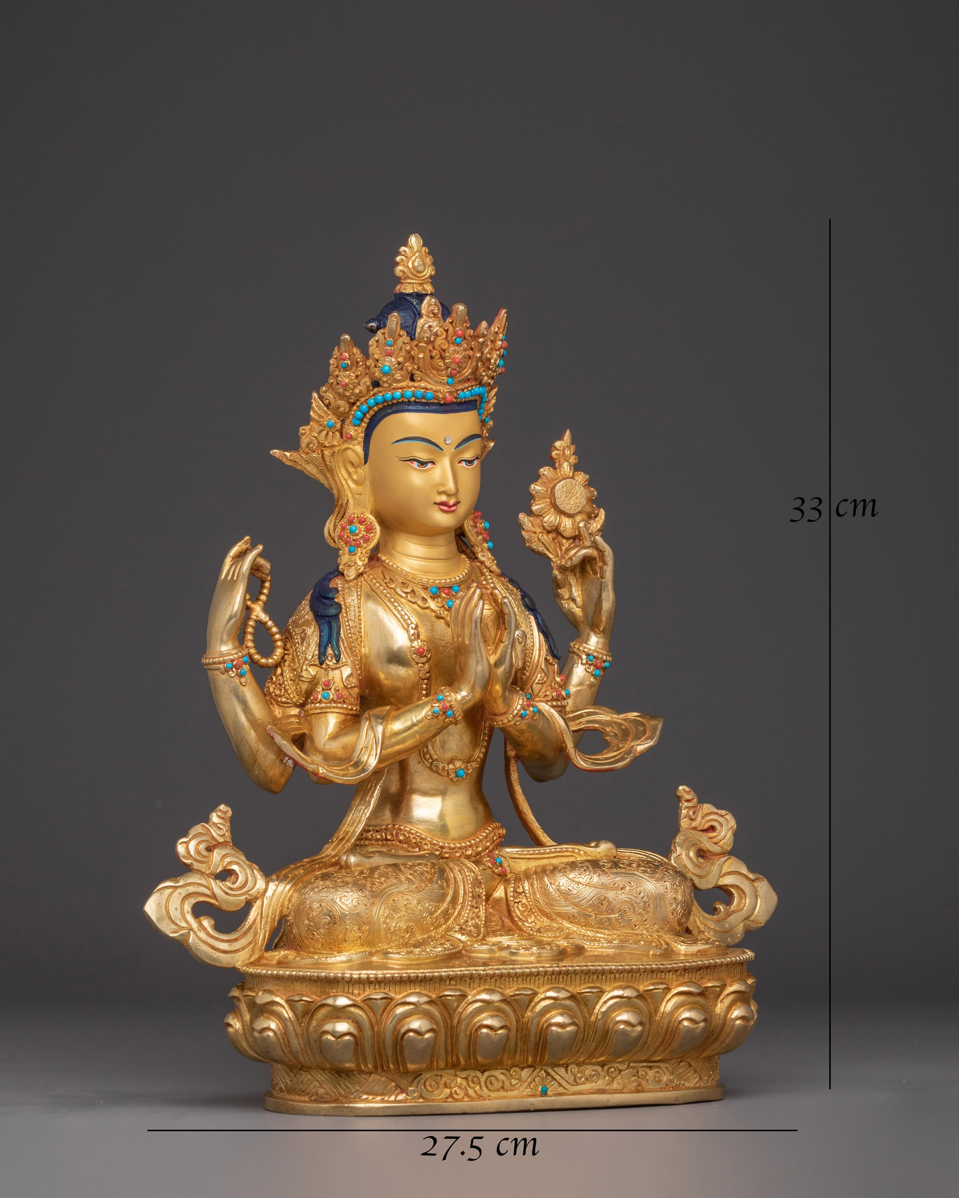 bodhisattva-four-armed-chenrezig-statue
