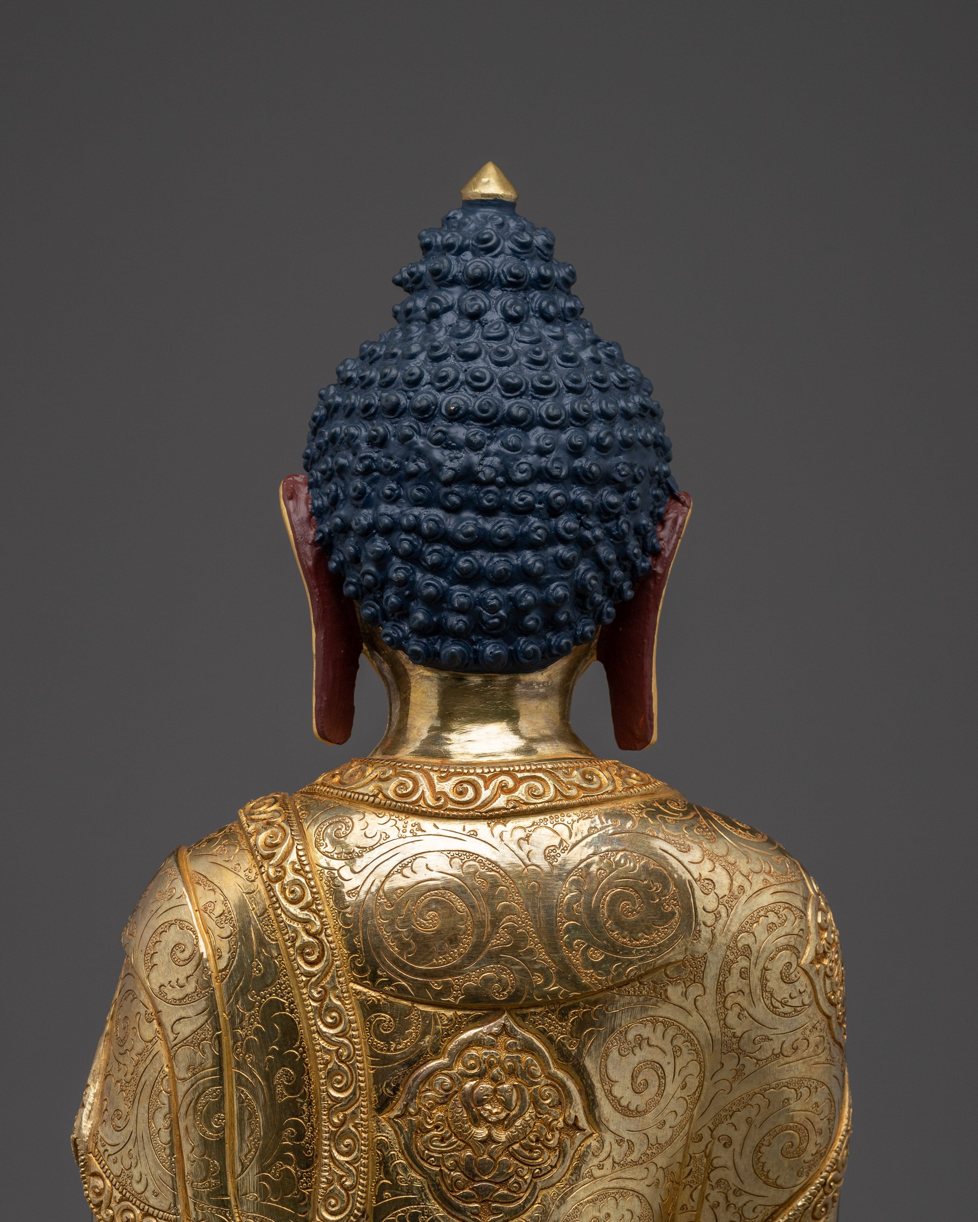 Tibetan Style Shakyamuni Buddha | Handcrafted Sacred Sculpture for Mindful Living