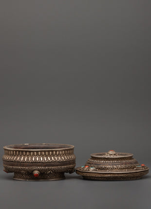 Pure Silver Rice Pot | Traditional Crafts