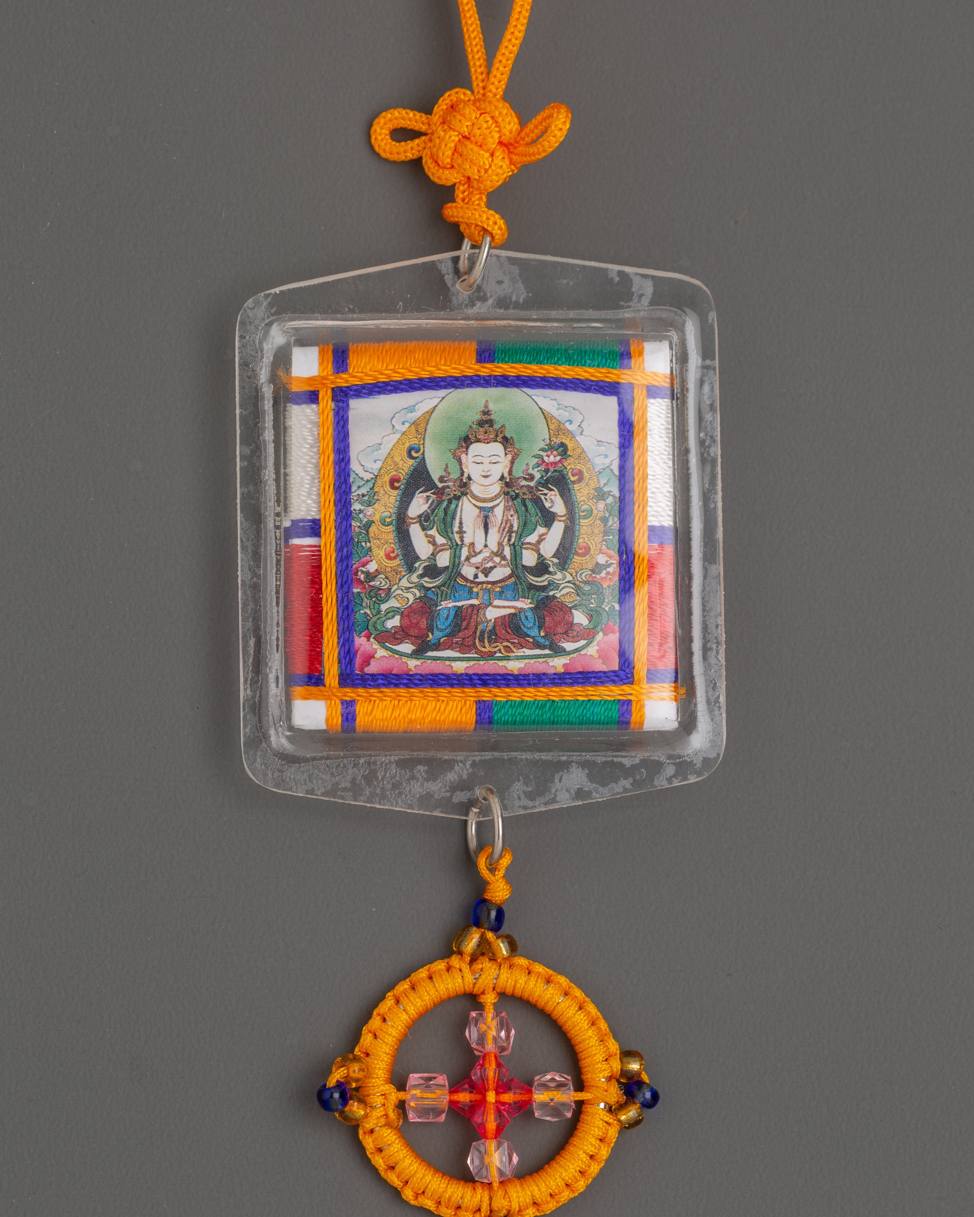 4 Armed Chenrezig Butti | Buddhist Protection Amulet of Compassion