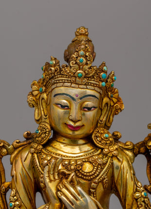 Tikshana Manjushri Statue | Tibetan Altar Decor
