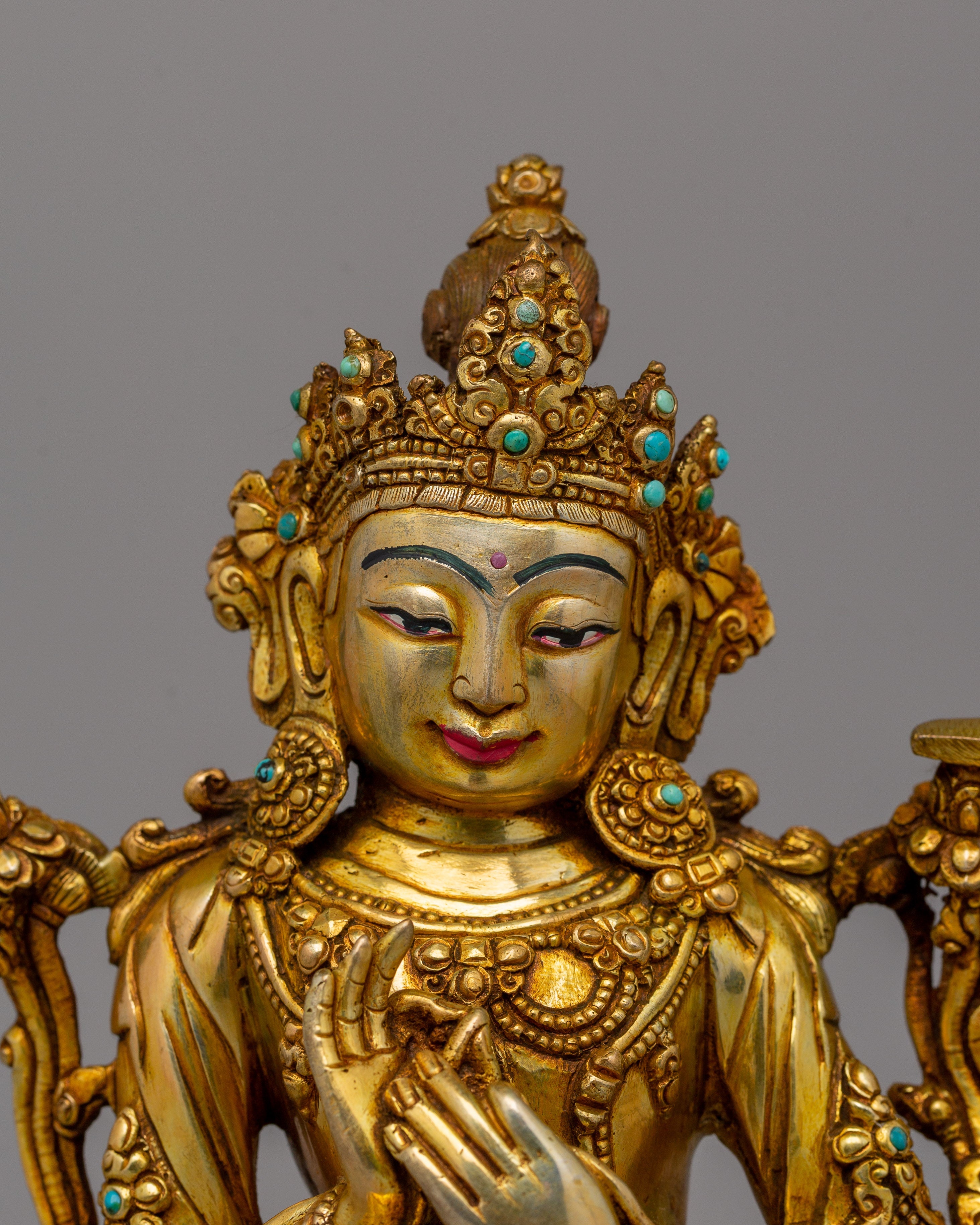 Tikshana Manjushri Statue | Tibetan Altar Decor