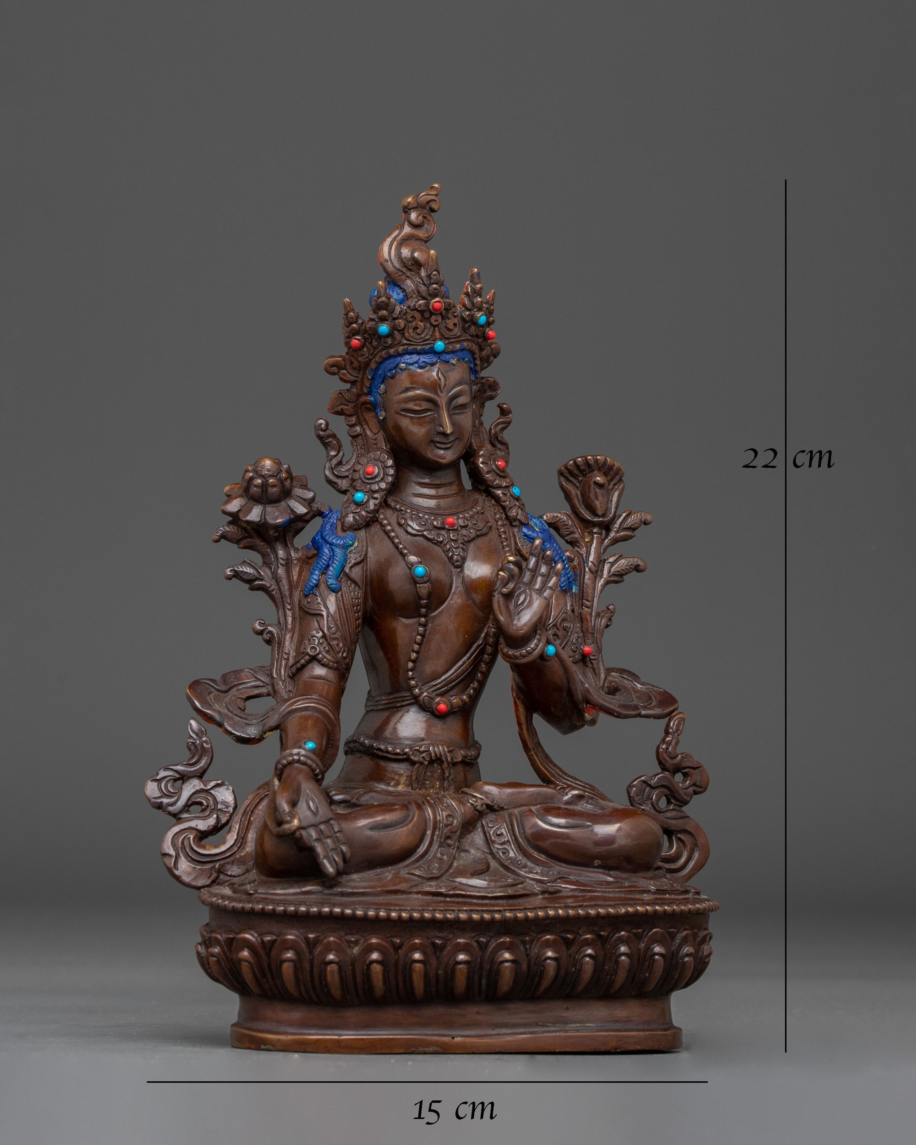 Buddhist White Tara Deity Art for Dharma Decor