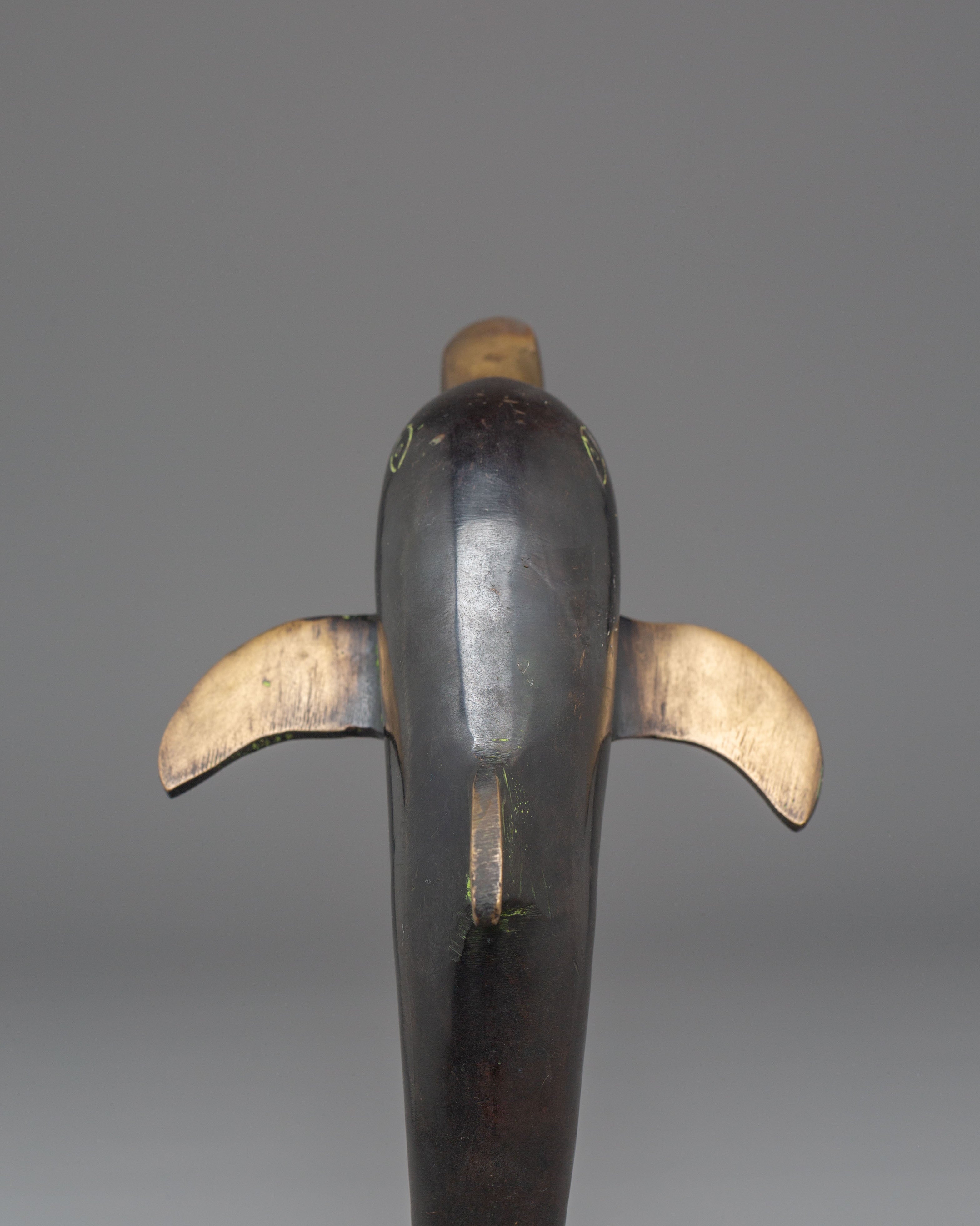 Handcrafted Dolphin Set | Spiritual Gold-Plated Copper Ocean Art