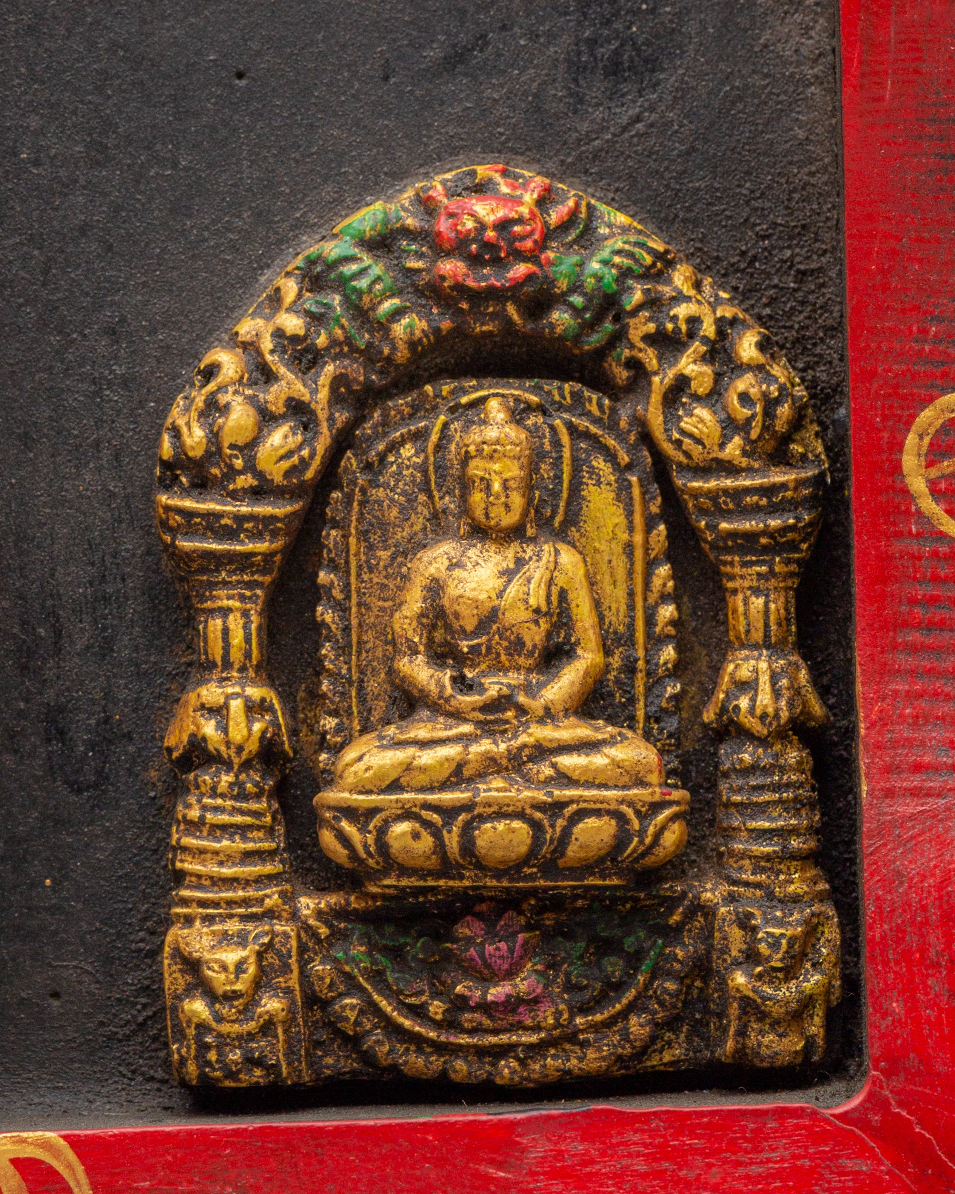 Buddhist Shakyamuni Buddha Wall Decor | Handcrafted Wooden Artwork