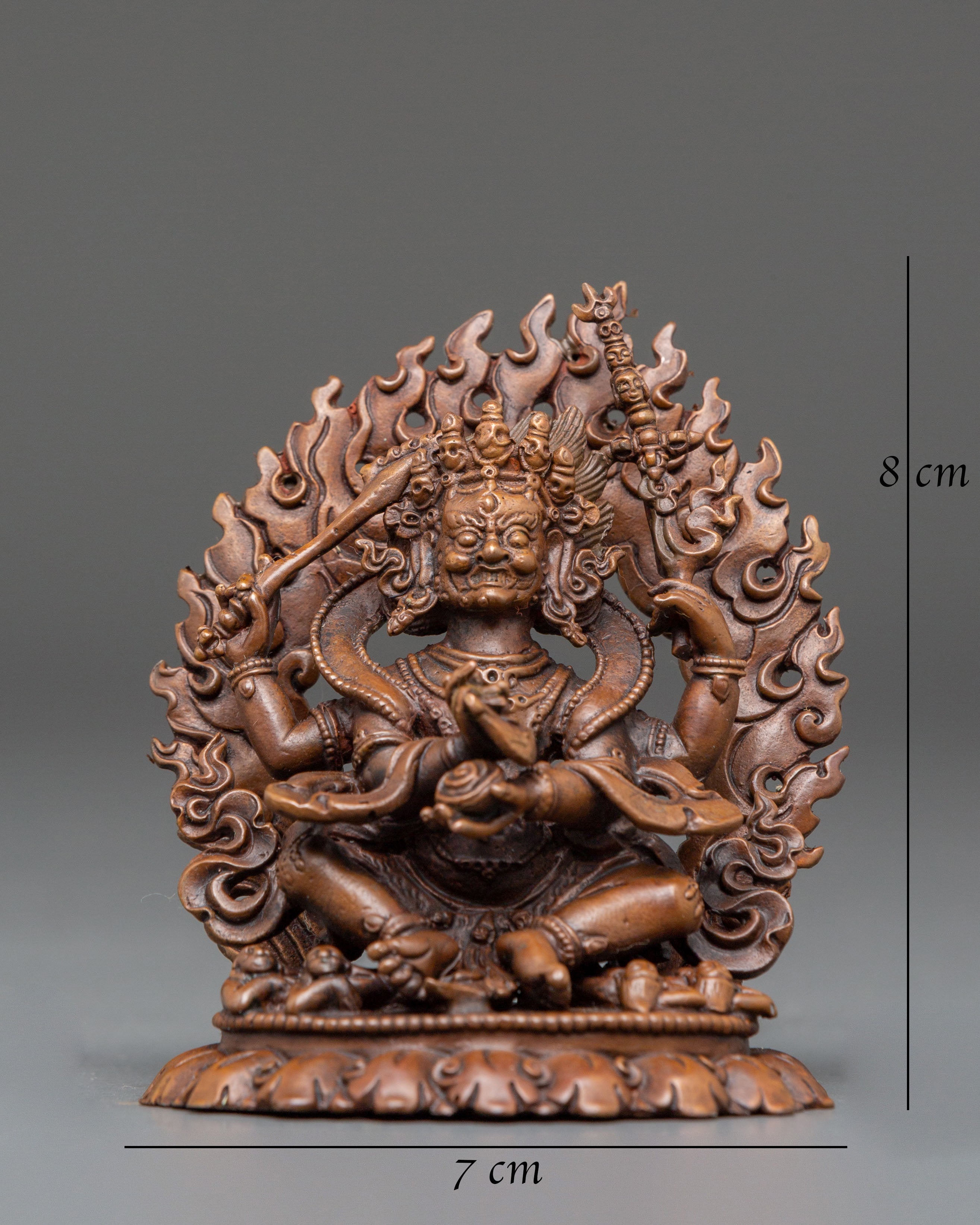 Wrathful Deity 4 Armed Mahakala | Deity of Compassion and Power