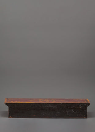 Hand-carved Table Buddhist Folding Table | Wooden Ritual Altar Table