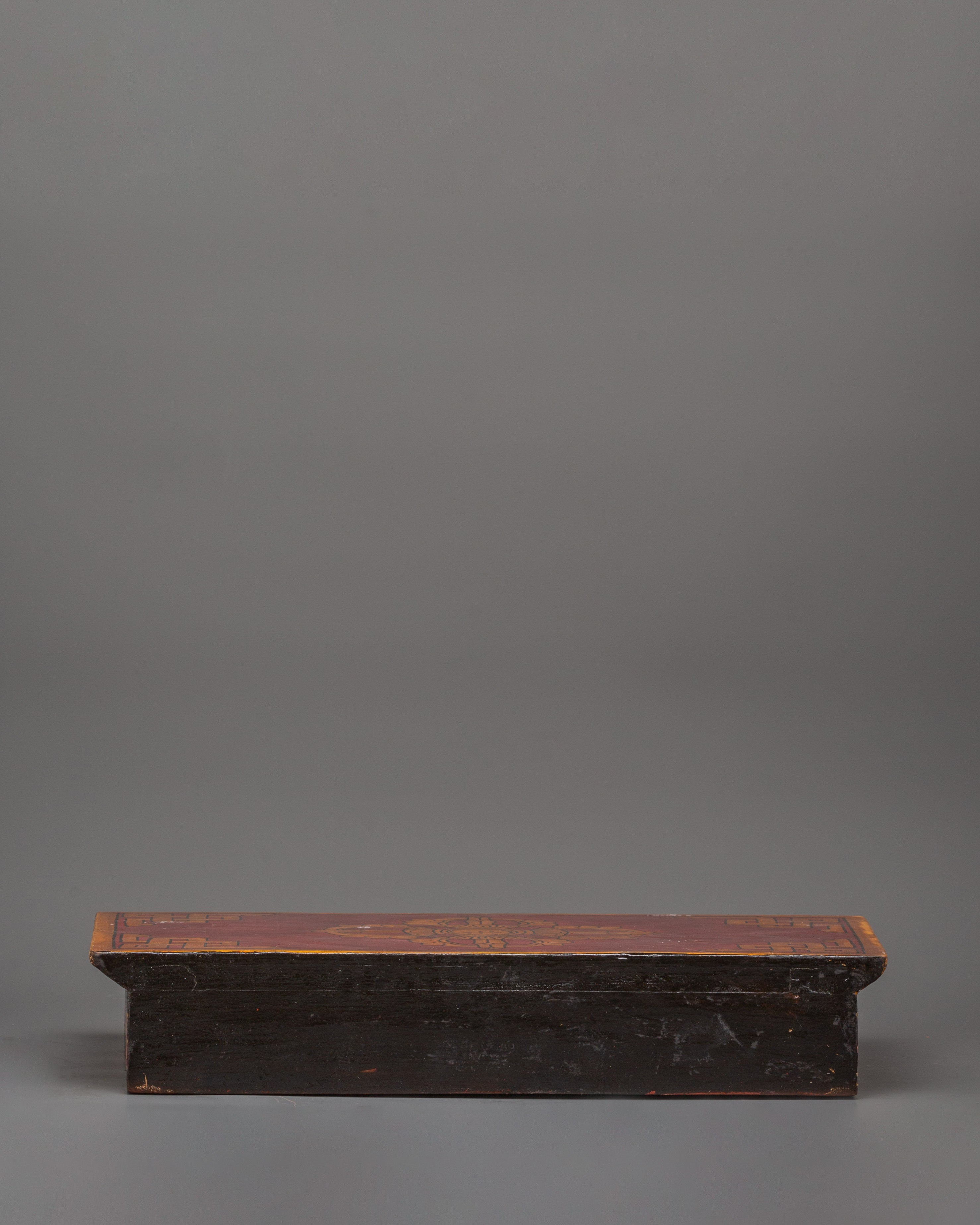 Hand-carved Table Buddhist Folding Table | Wooden Ritual Altar Table