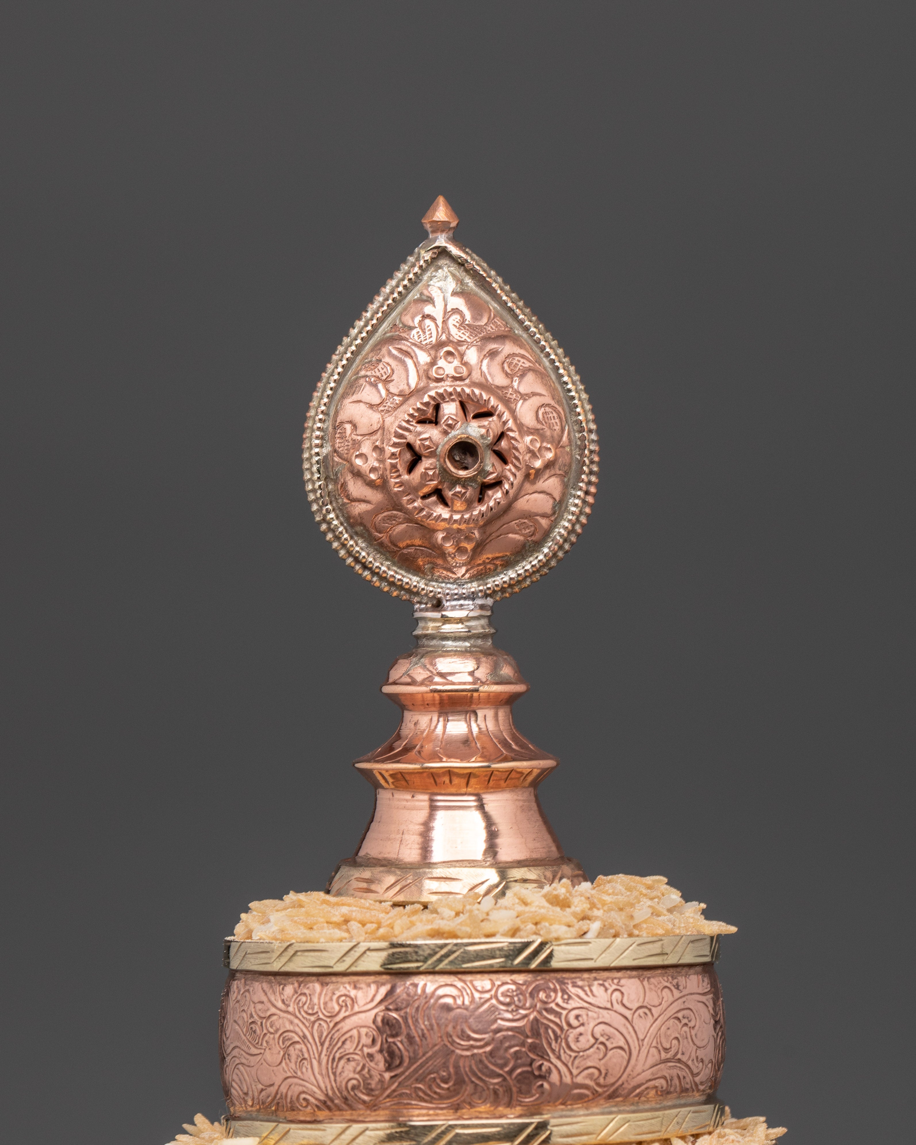 Handcrafted Tibetan Buddhist Mandala Set | Copper Mandala for Sacred Rituals